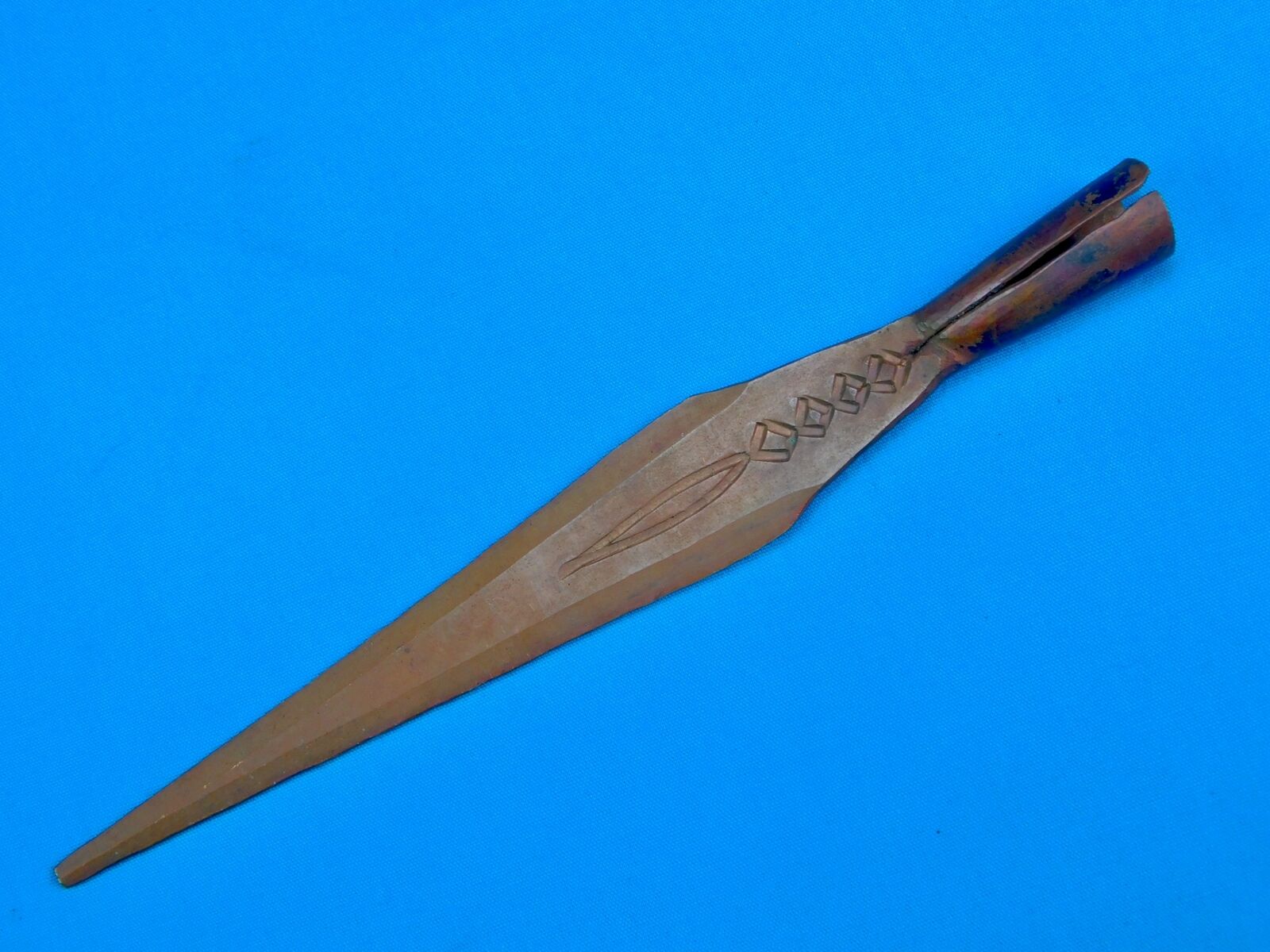 Old Vintage Mini Small Spear Point Head .