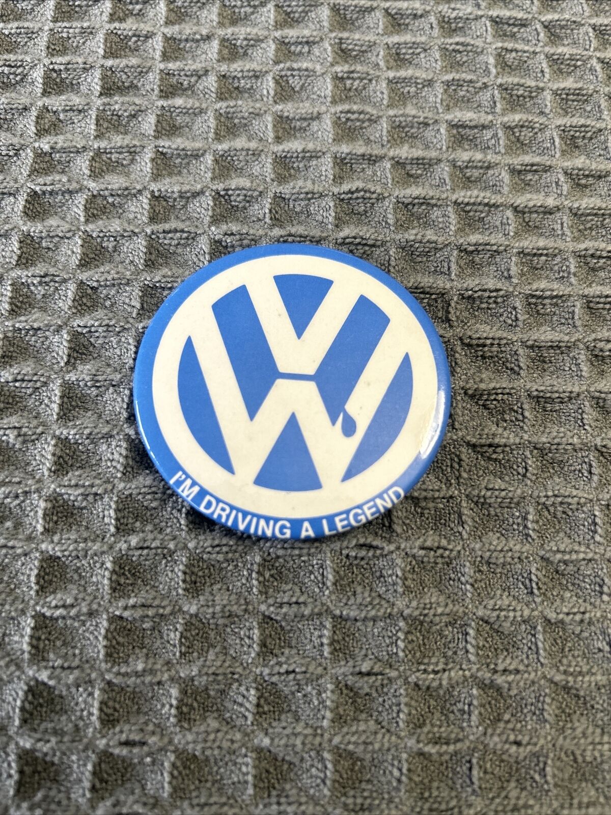 Rare New I’m Driving A Legend Volkswagen Pin Vintage Tear Drop VW Bug
