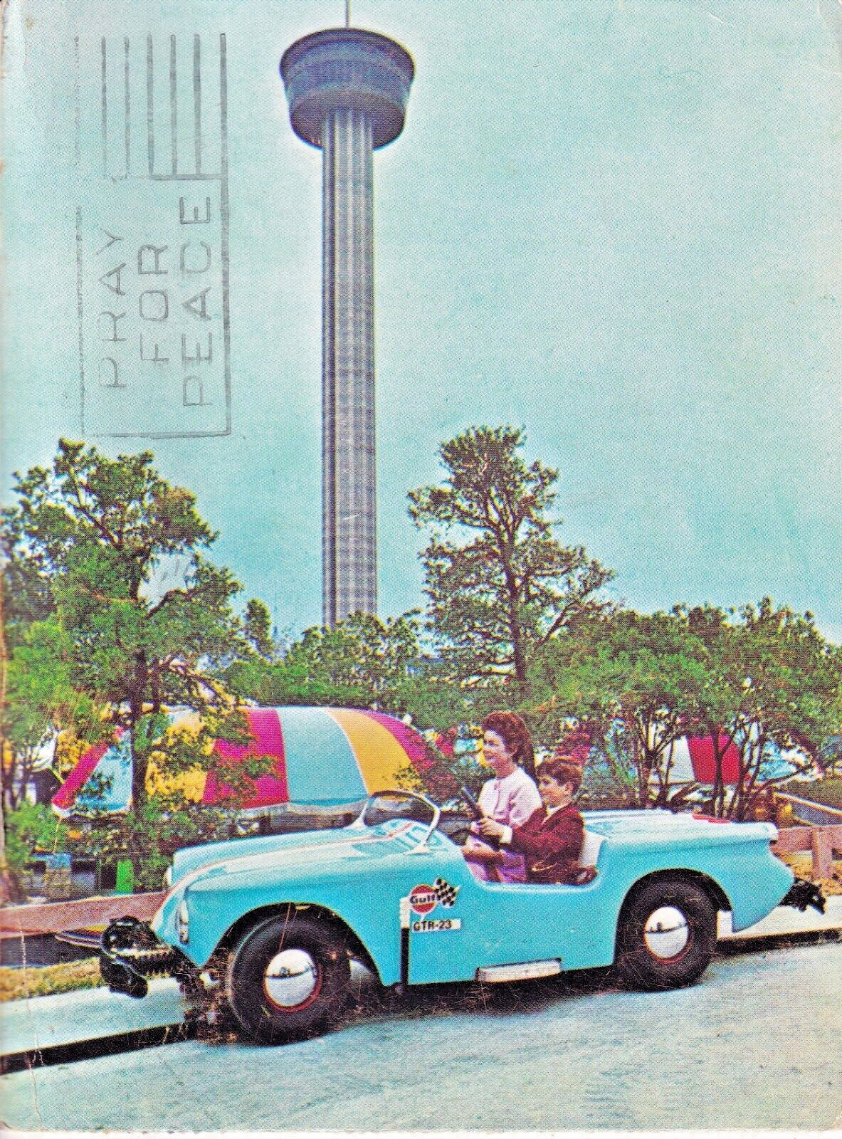 Postcard TX San Antonio Texas Gulf Touride Hemisfair c.1968 4\