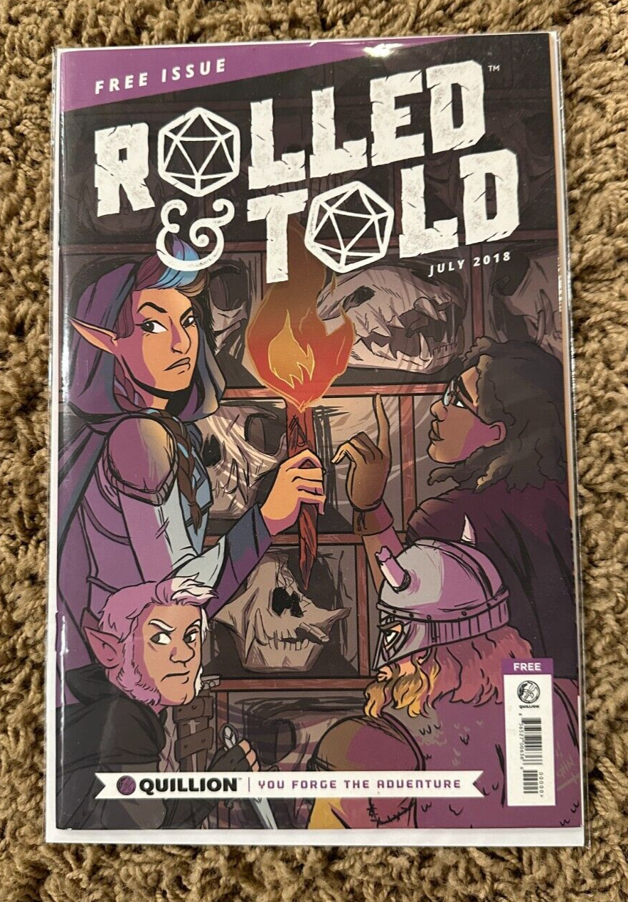 Rolled and Told #0 July 2018 VF/NM Dungeons and Dragons MTG