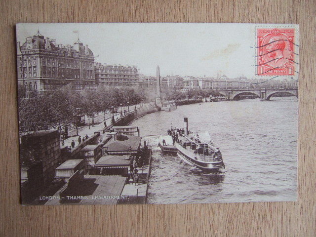 CPA LONDON (UNITED UK) THAMES EMBEDDING LONDON SIEVE. STAMPED 