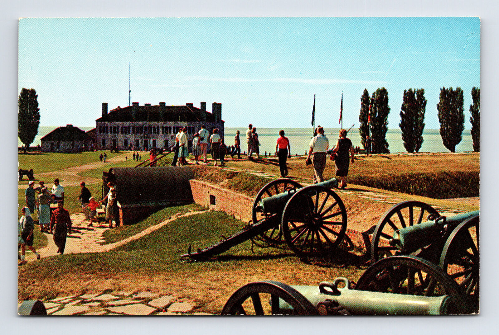 Fort Niagara French Castle Bake House Postcard Youngstown New York NY