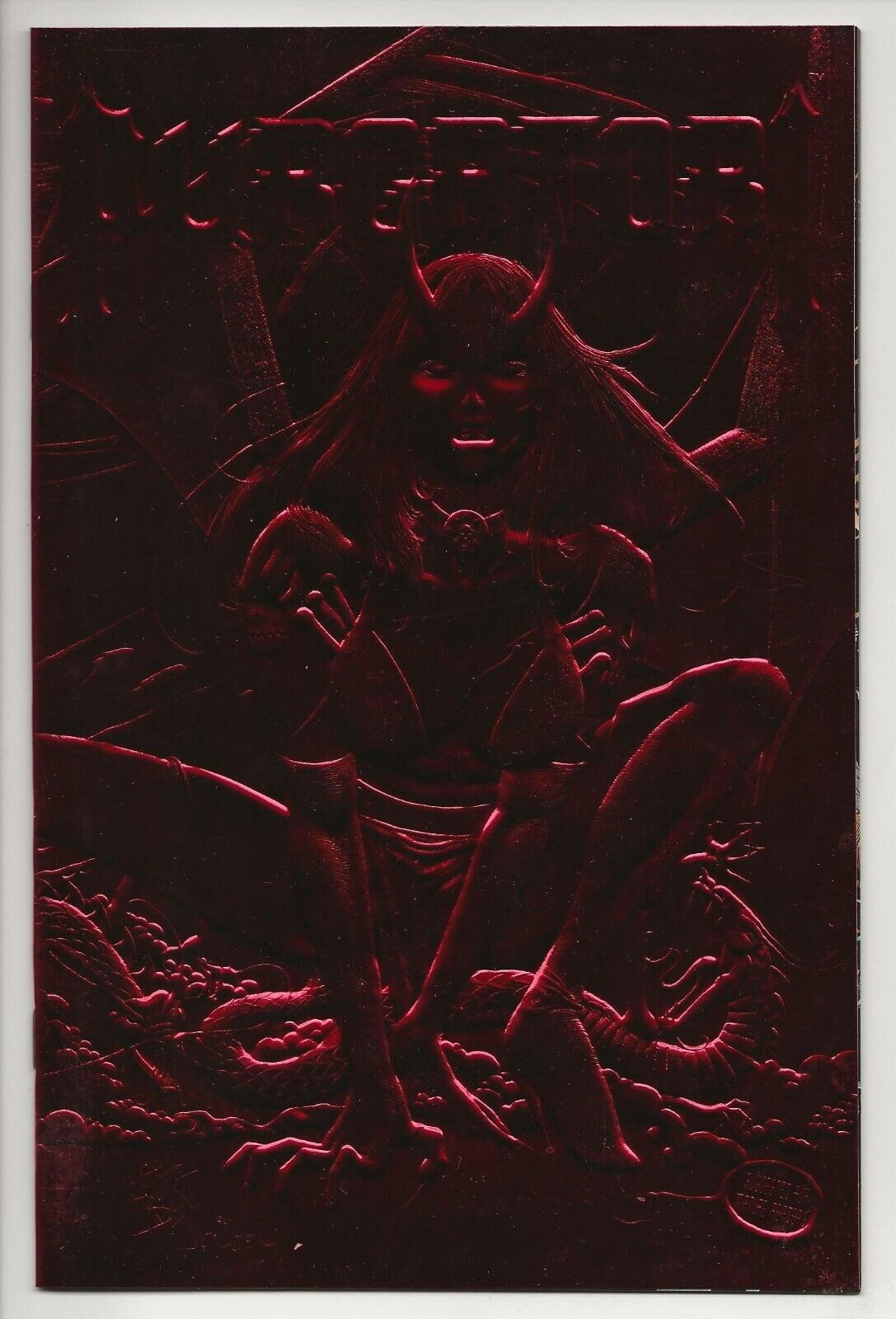 PURGATORI: THE VAMPIRE'S MYTH #1 NM/NM+ (Chaos 1996) Red Foil Embossed Cover