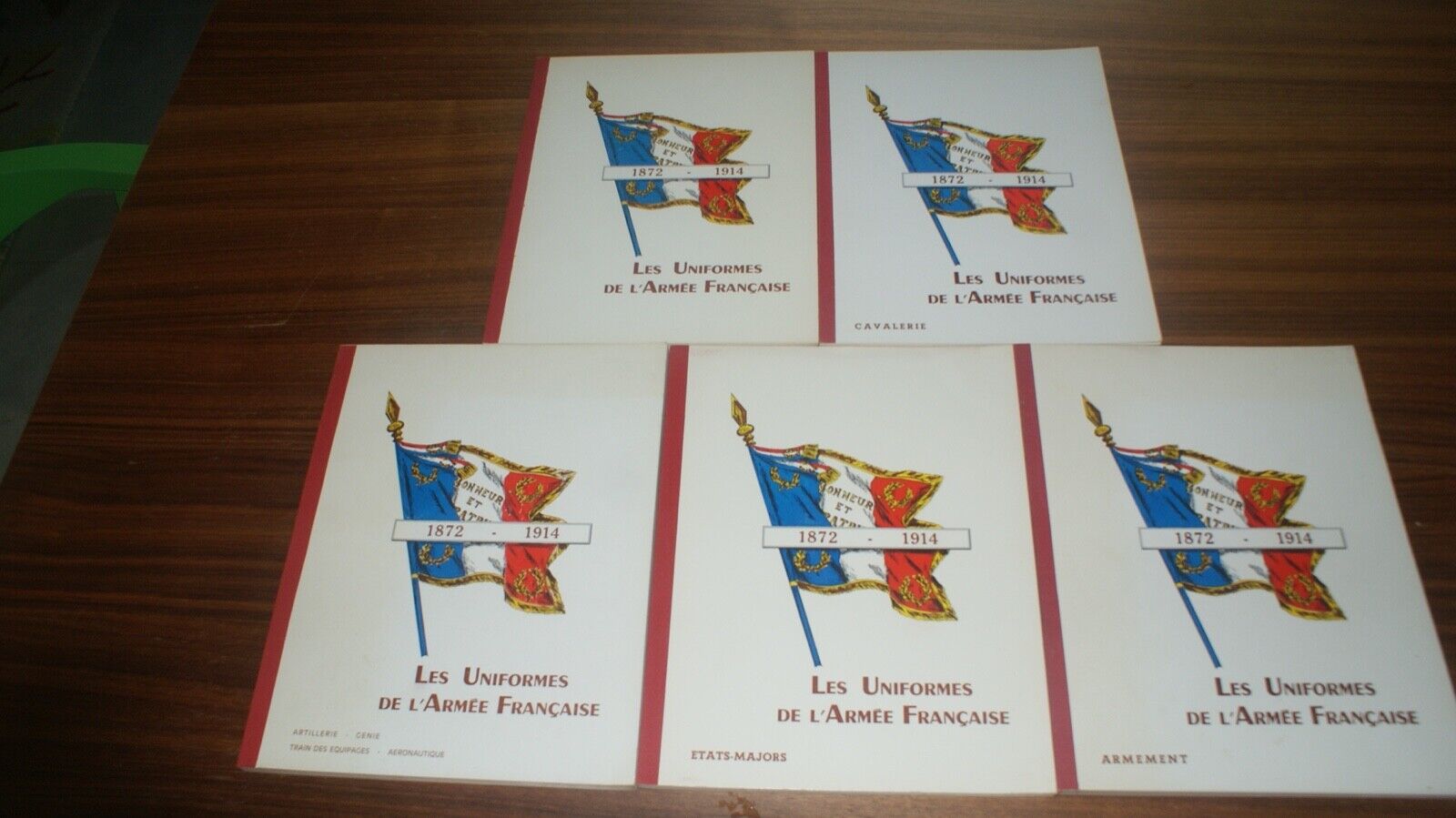 UNIFORMES DE L'ARMEE FRANCAISE Uniforms of French Army Galot Robert 5 Volumes