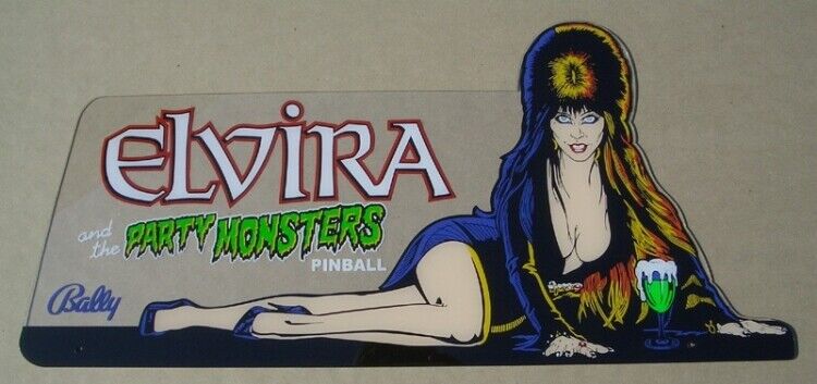 Bally - Elvira & The Party Monsters - Silkscreened Topper New 31-1006-2011TOP