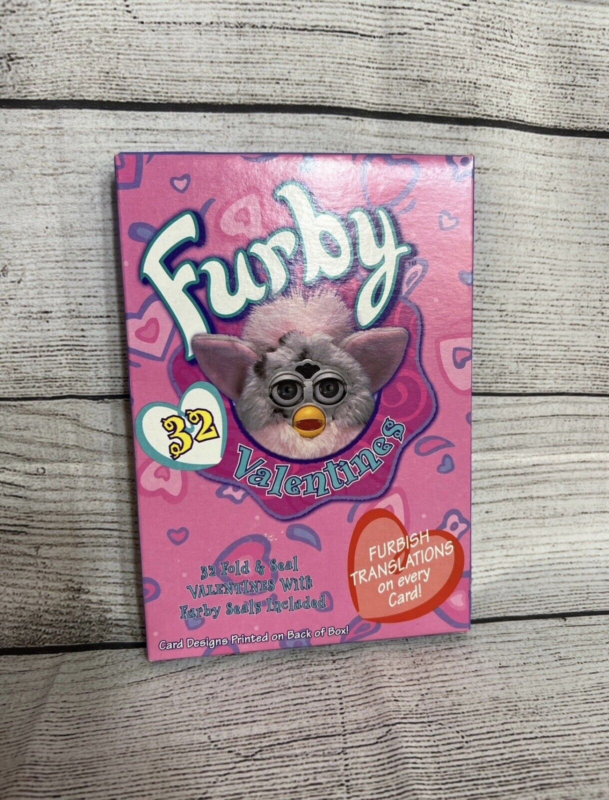 Vtg 1999 Furby Valentine\'s Cards 32 Pack