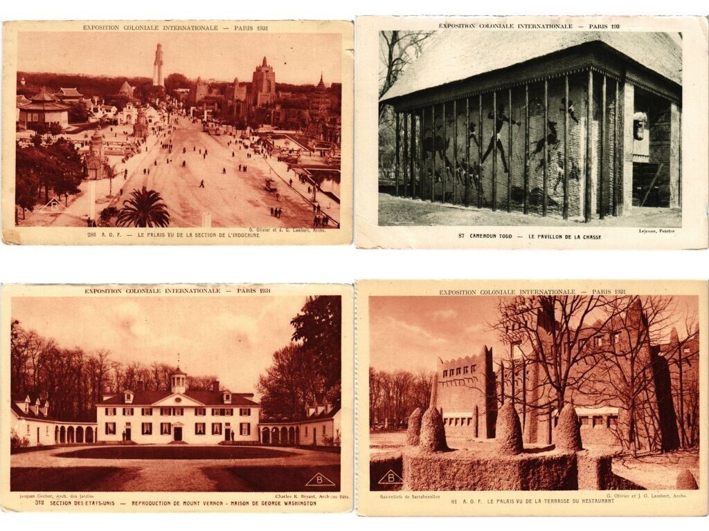 EXHIBITION PARIS FRANCE 1931, 73 Vintage Postcards (L6203)