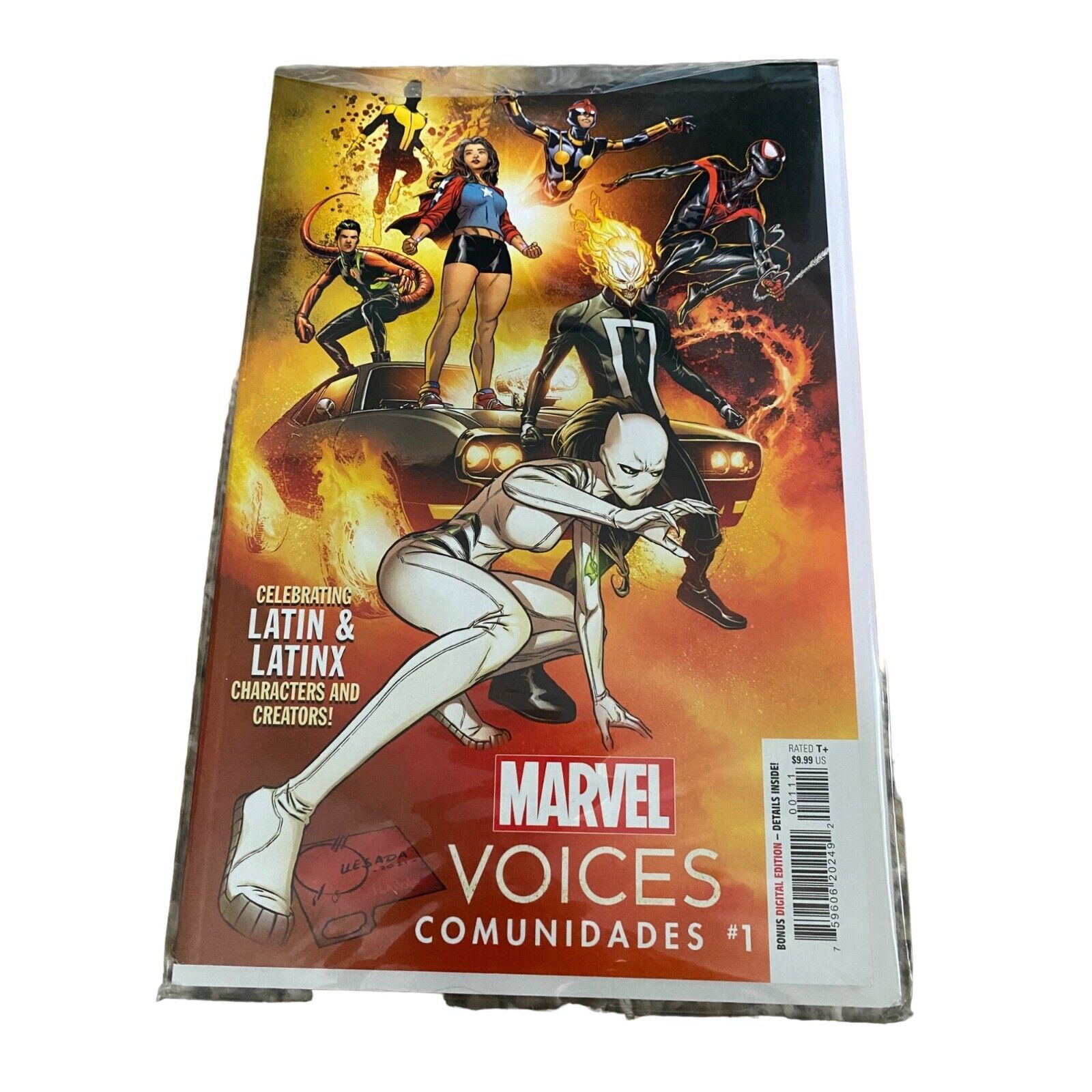 Marvel Comunidades Issue #1 Bonus Digital Edition Latin LatinX Comic Book Vintag