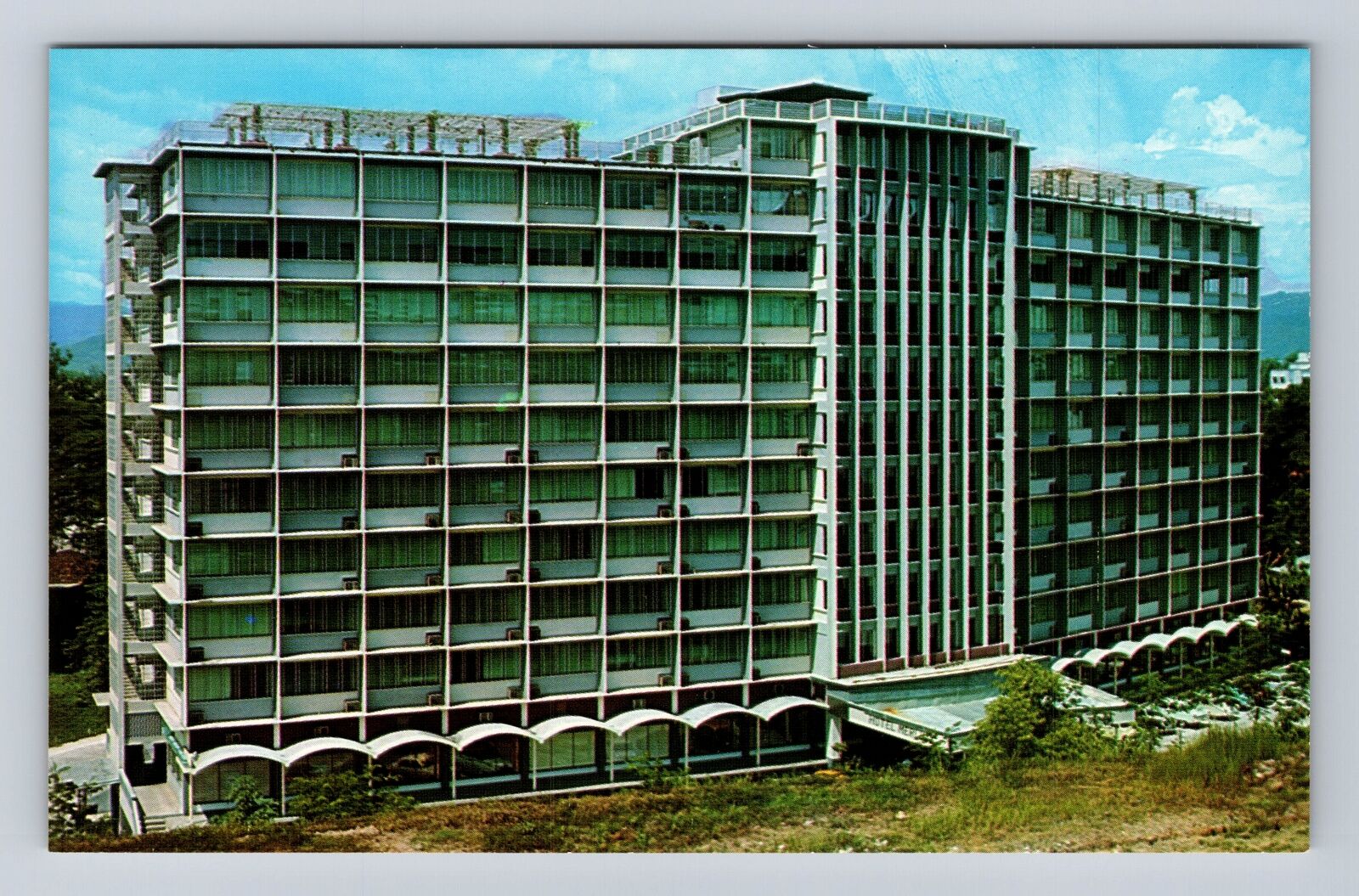 Kuala Lumpur-Malaysia, Hotel Merlin, Advertising, Antique Vintage Postcard