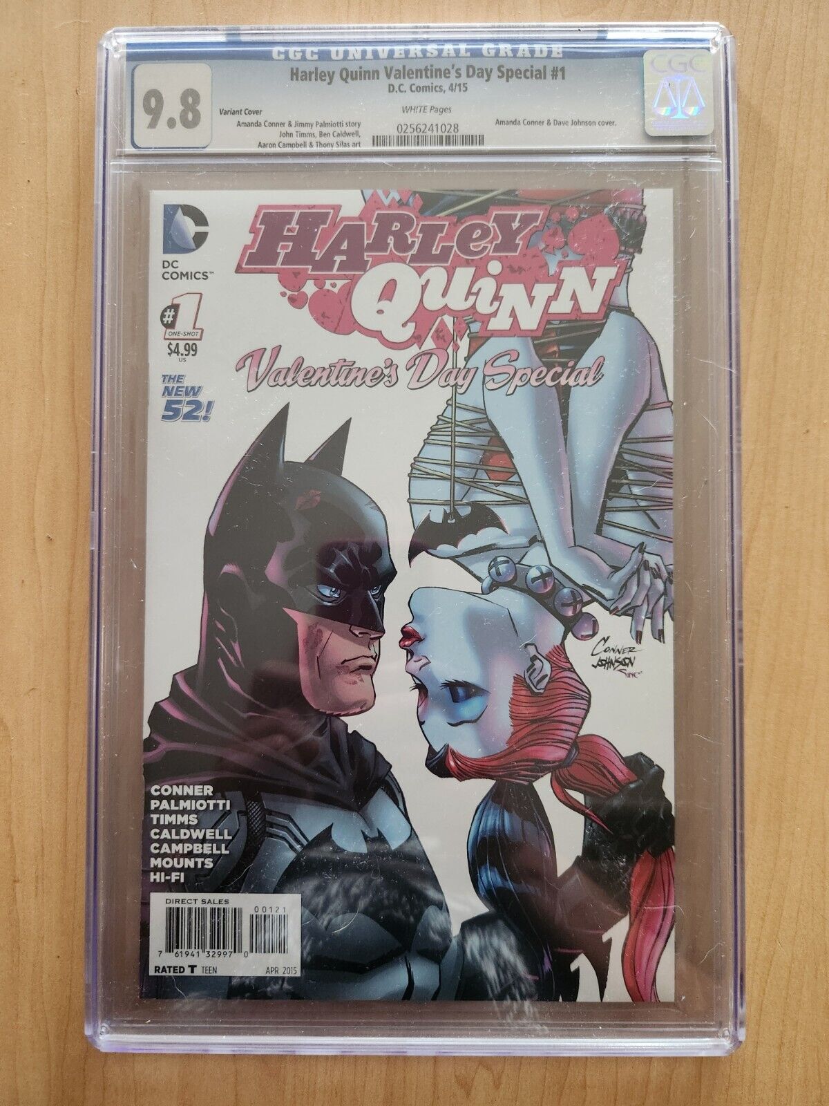 Harley Quinn Valentine\'s Day Special 1B Conner CGC 9.8  2015