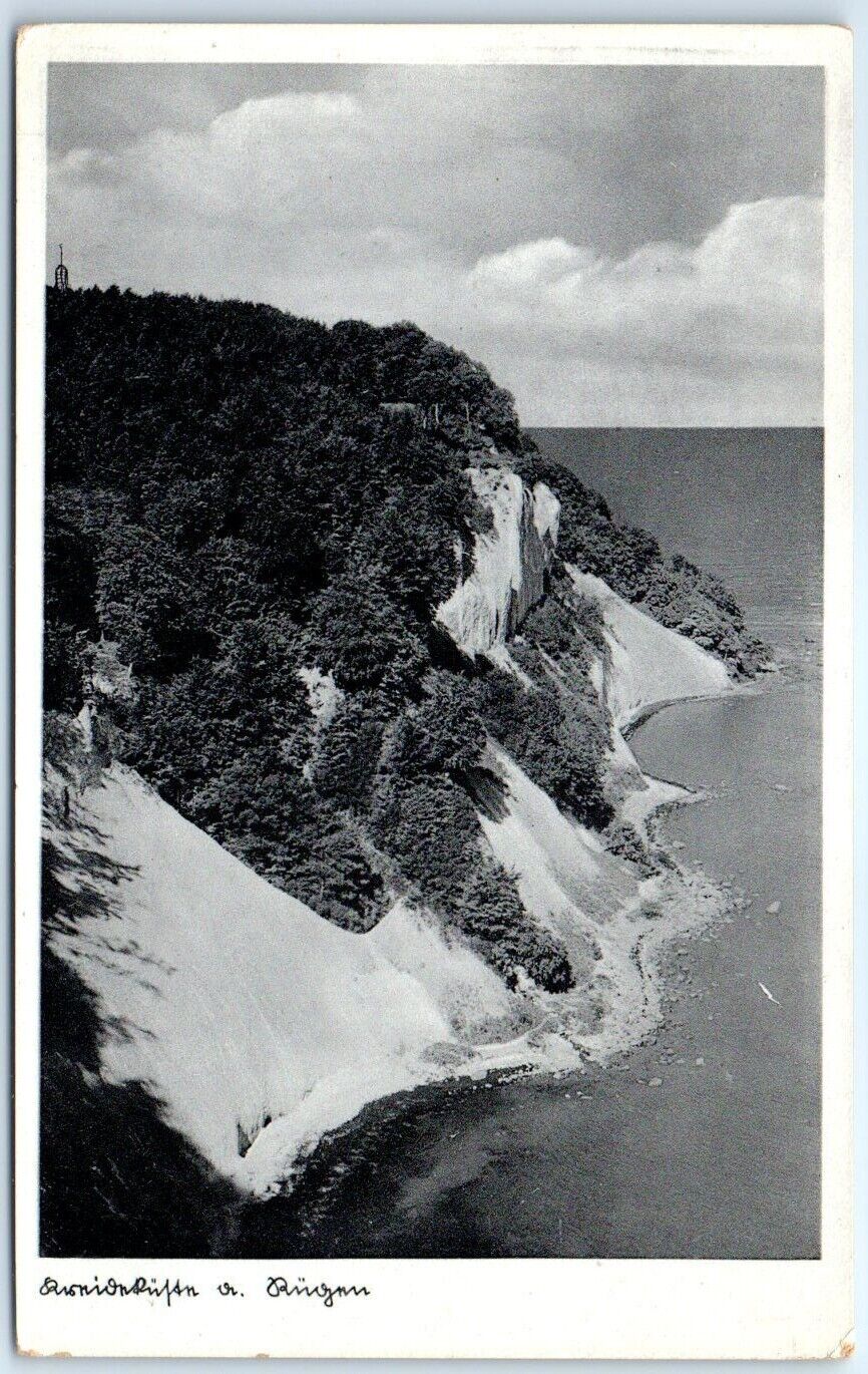 Postcard - Chalk Cliffs on Rügen Island - Germany