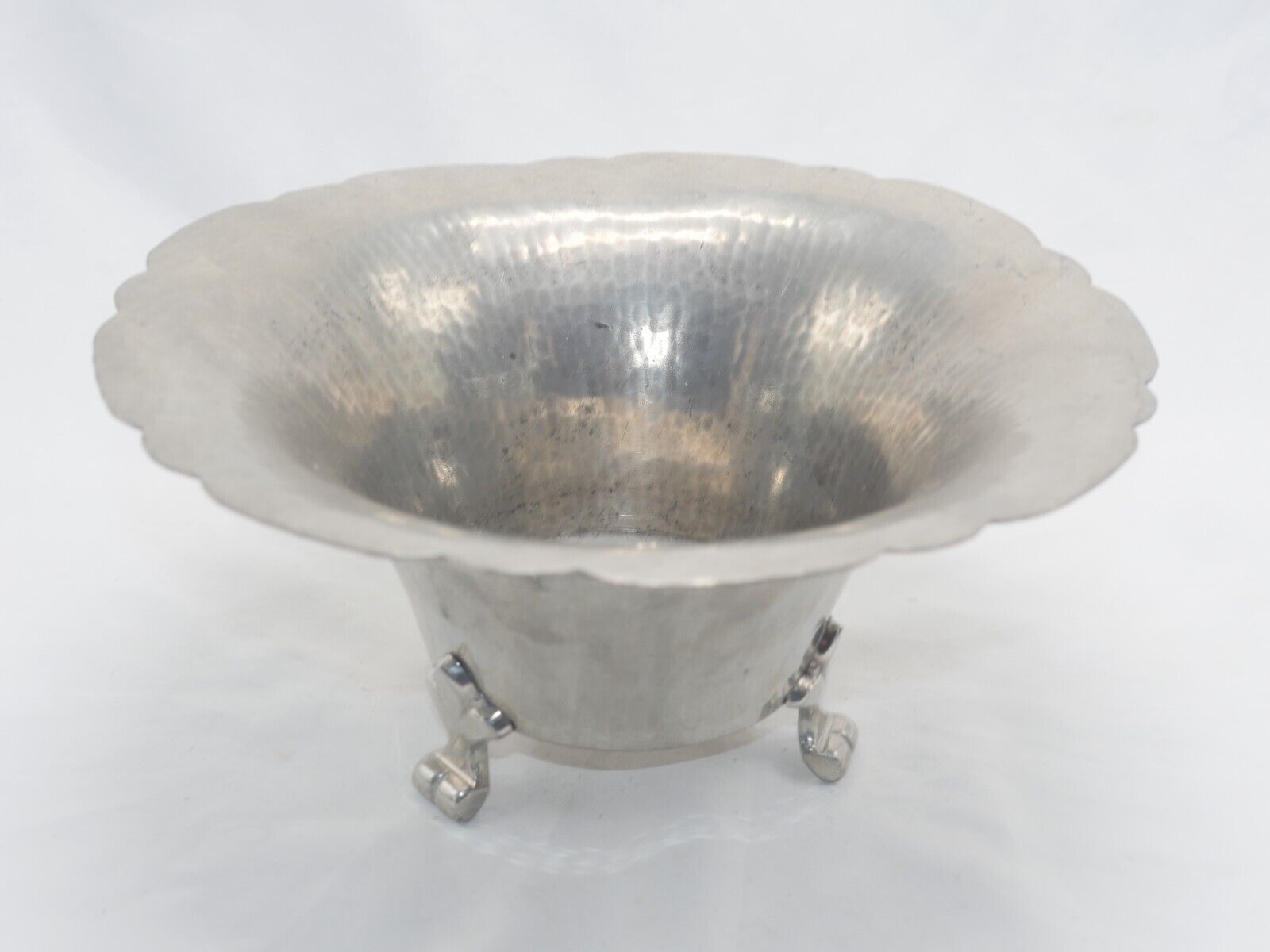 antique GAB branded tenn pewter Scandinavian Swedish bowl