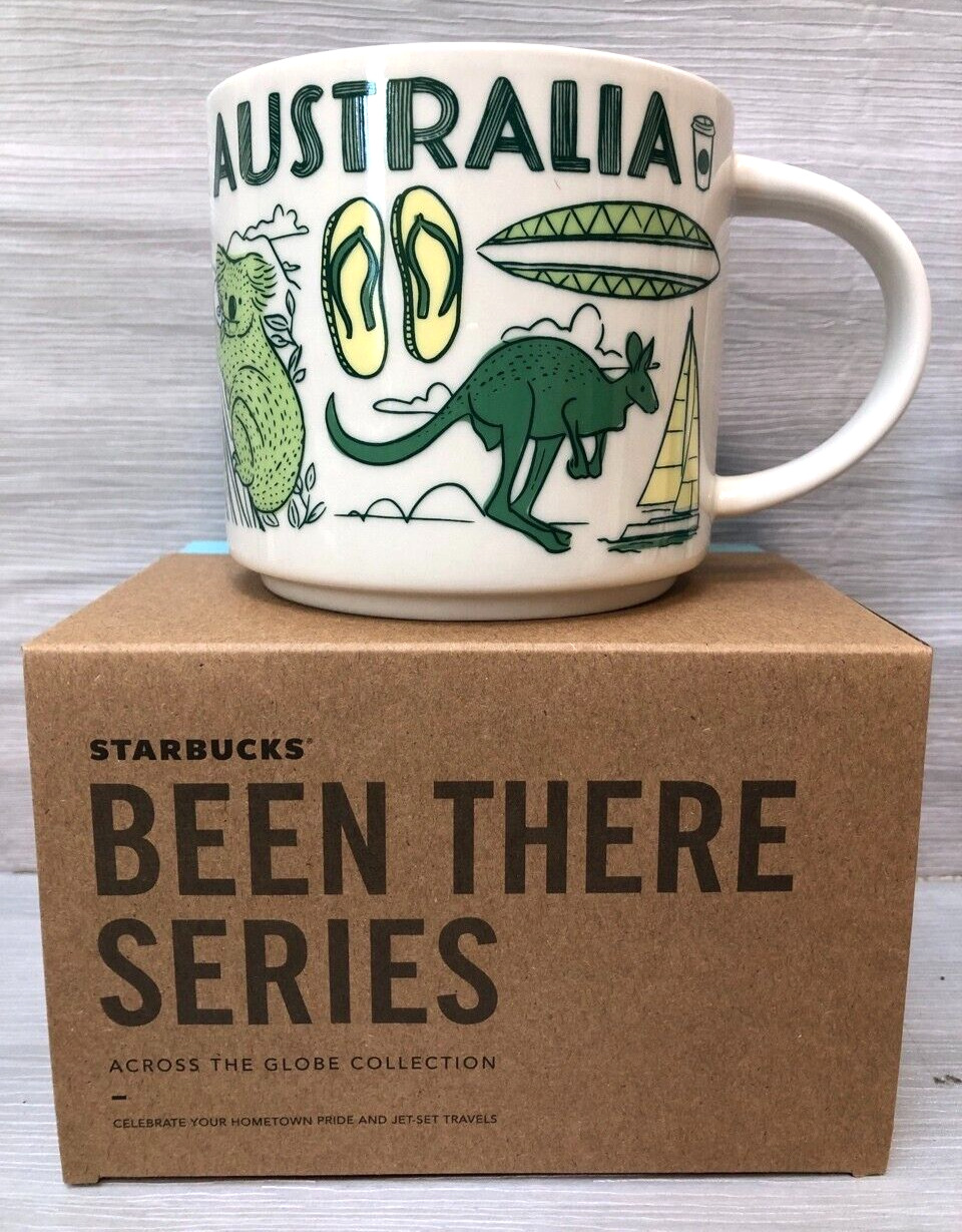 Australia Starbucks coffee Cup Mug 14oz Been There Series NEW in Box