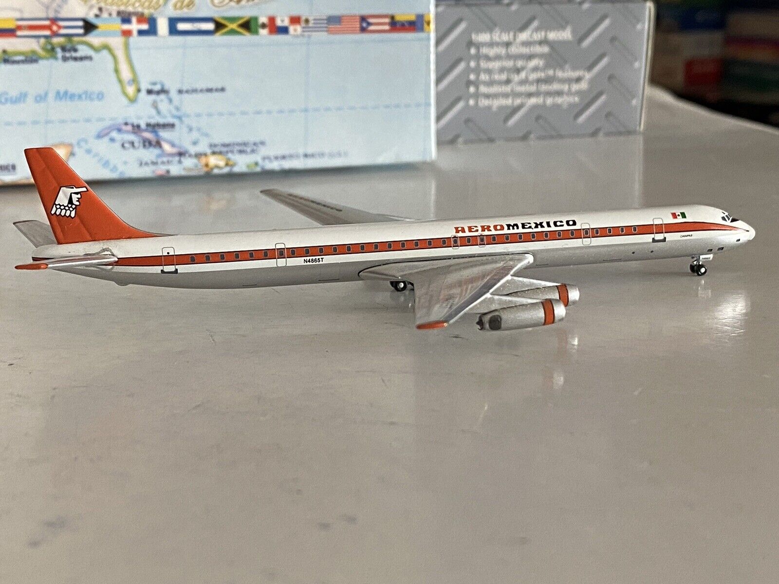 Aeroclassics Aeromexico Douglas DC-8-63 1:400 N4865T ACN4865T
