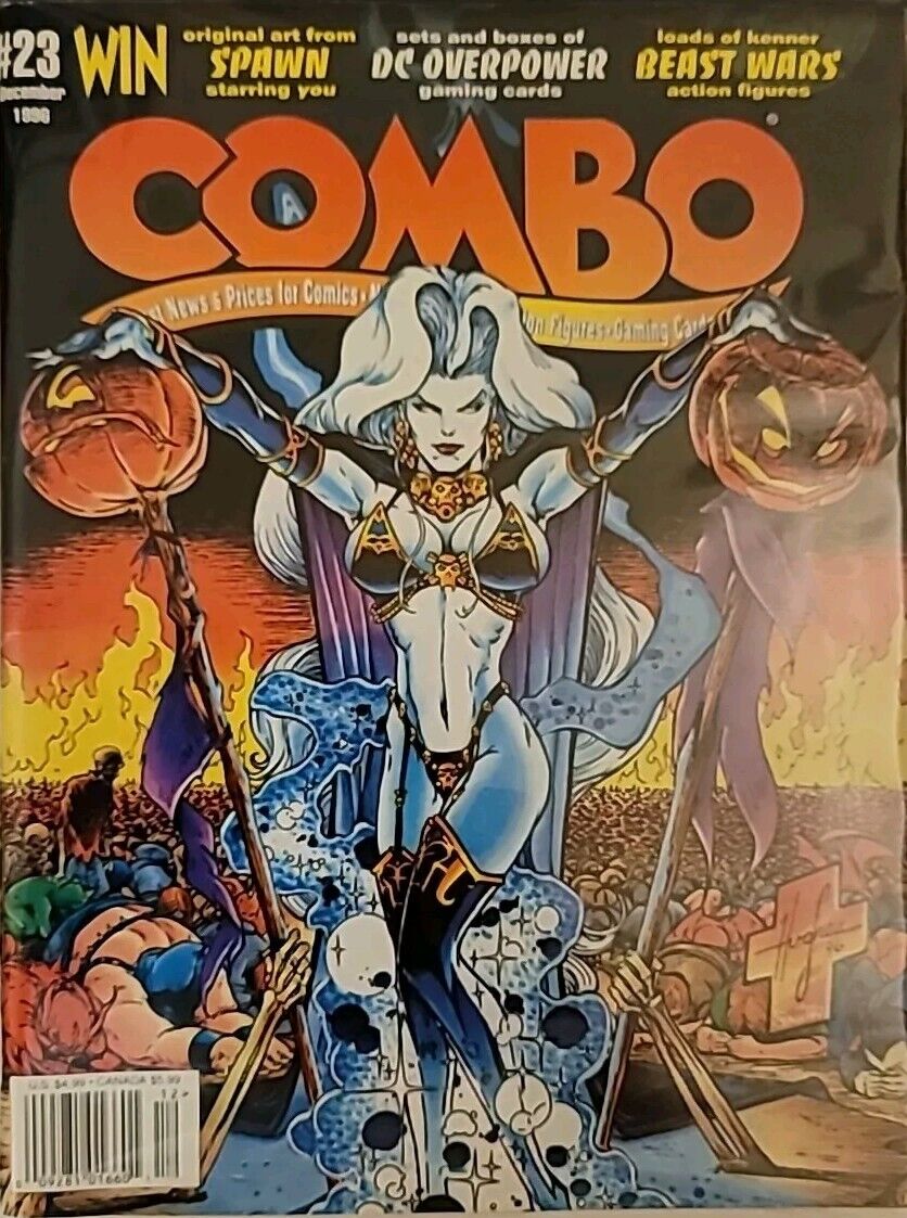 Combo Magazine #23 • Dec. 1996 • Comics & Cards • Spawn, Spider-Man & More