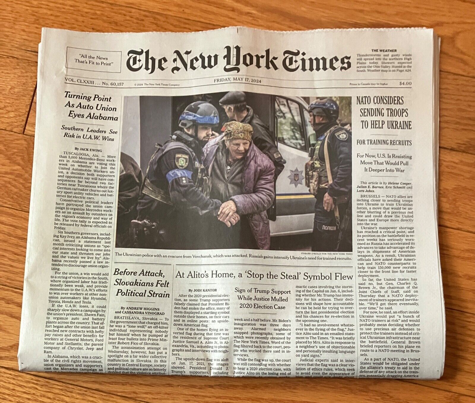 THE NEW YORK TIMES - May 17 2024  - national edition