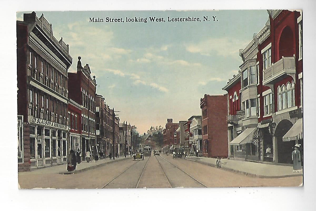 Lestershire, New York, Main Street looking West