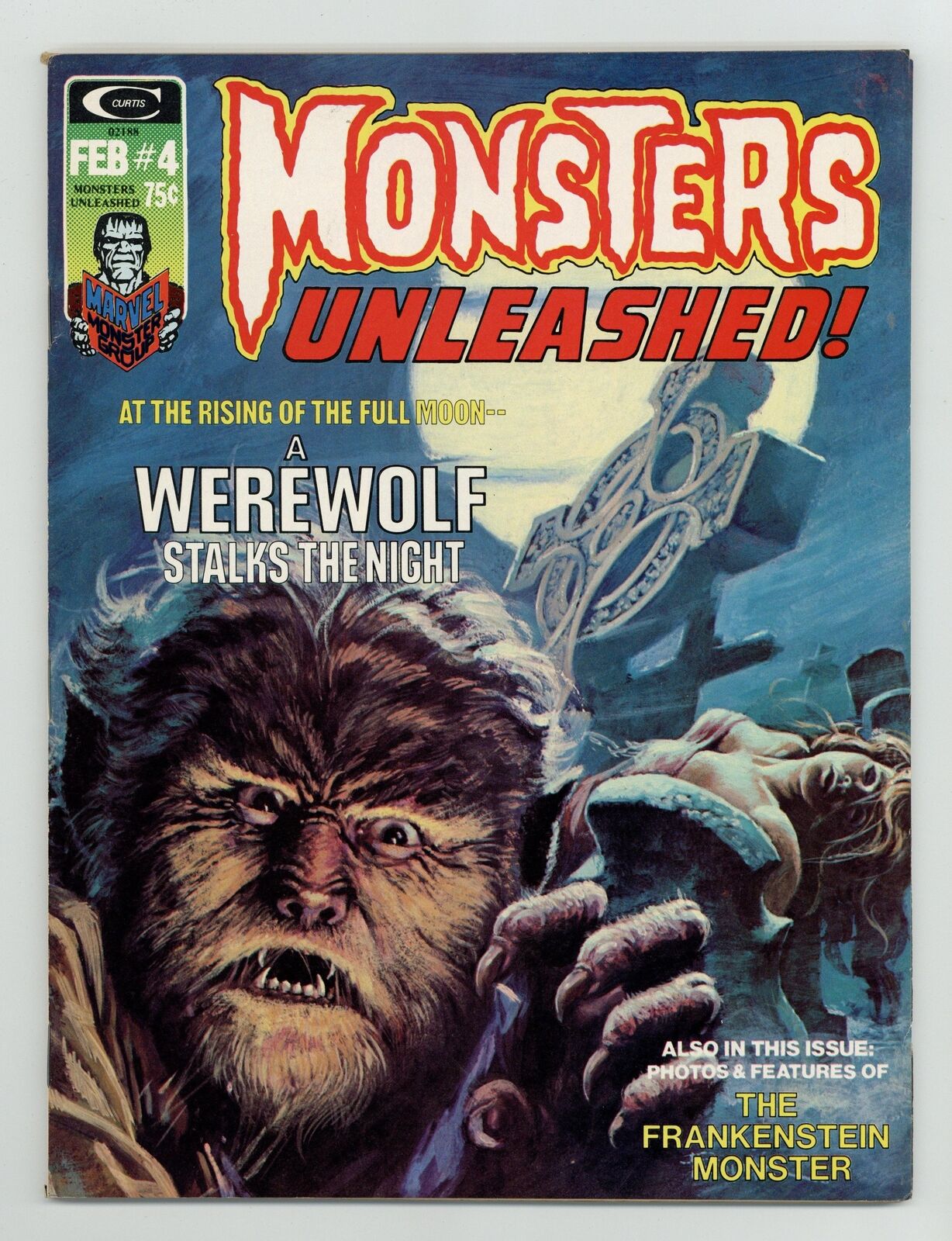 Monsters Unleashed #4 VF- 7.5 1974 1st app. Satanna