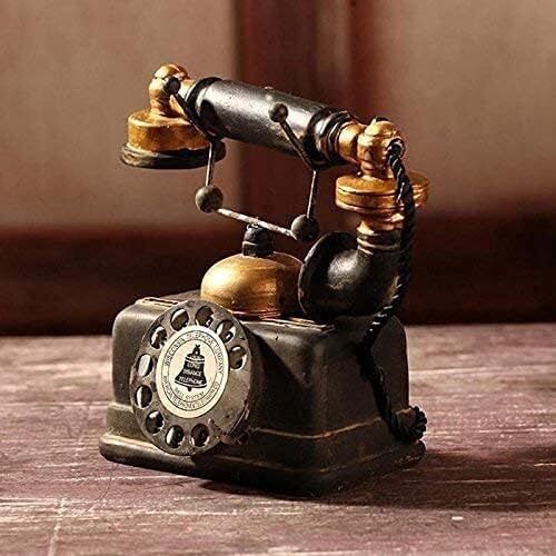 Decor Home Vintage Telephone Statue Large Creative Retro Decorative Phone