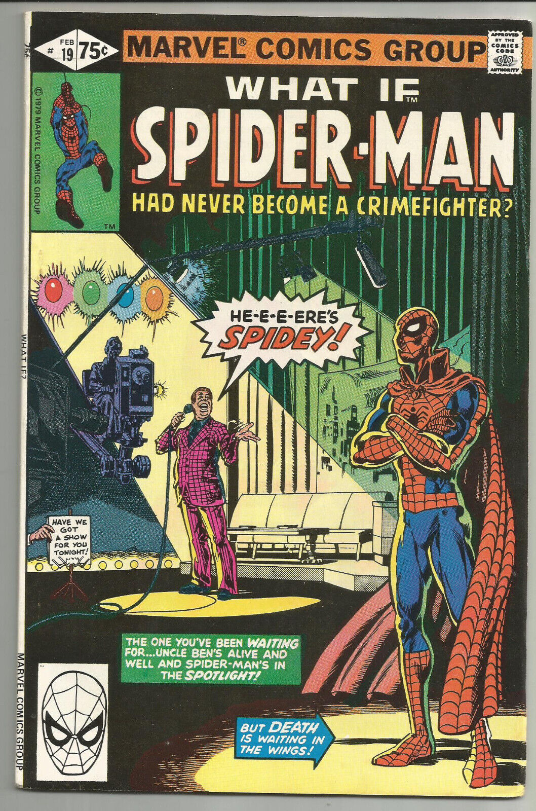 WHAT IF #19 - SPIDER-MAN  - NEAR MINT- 9.2 - MARVEL 1980