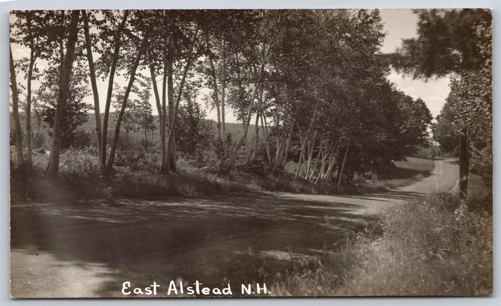 Postcard East Alstead NH RPPC G72