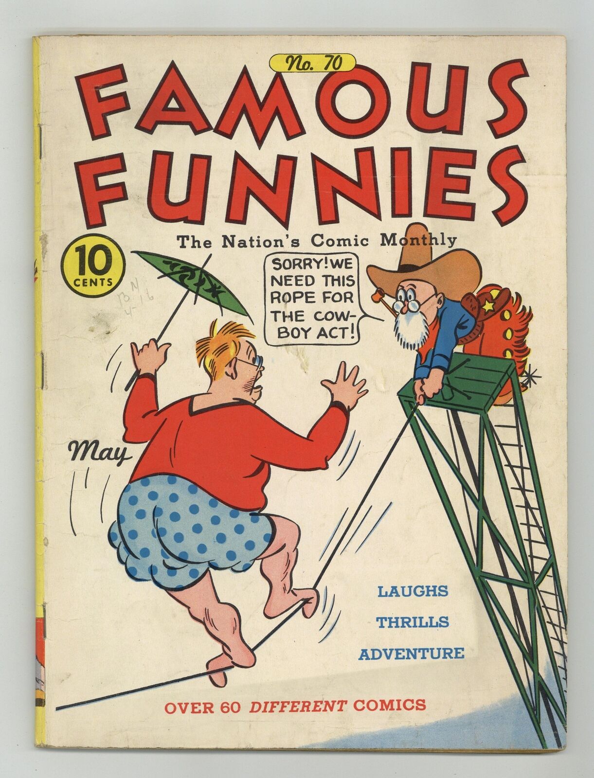 Famous Funnies #70 VG- 3.5 1940