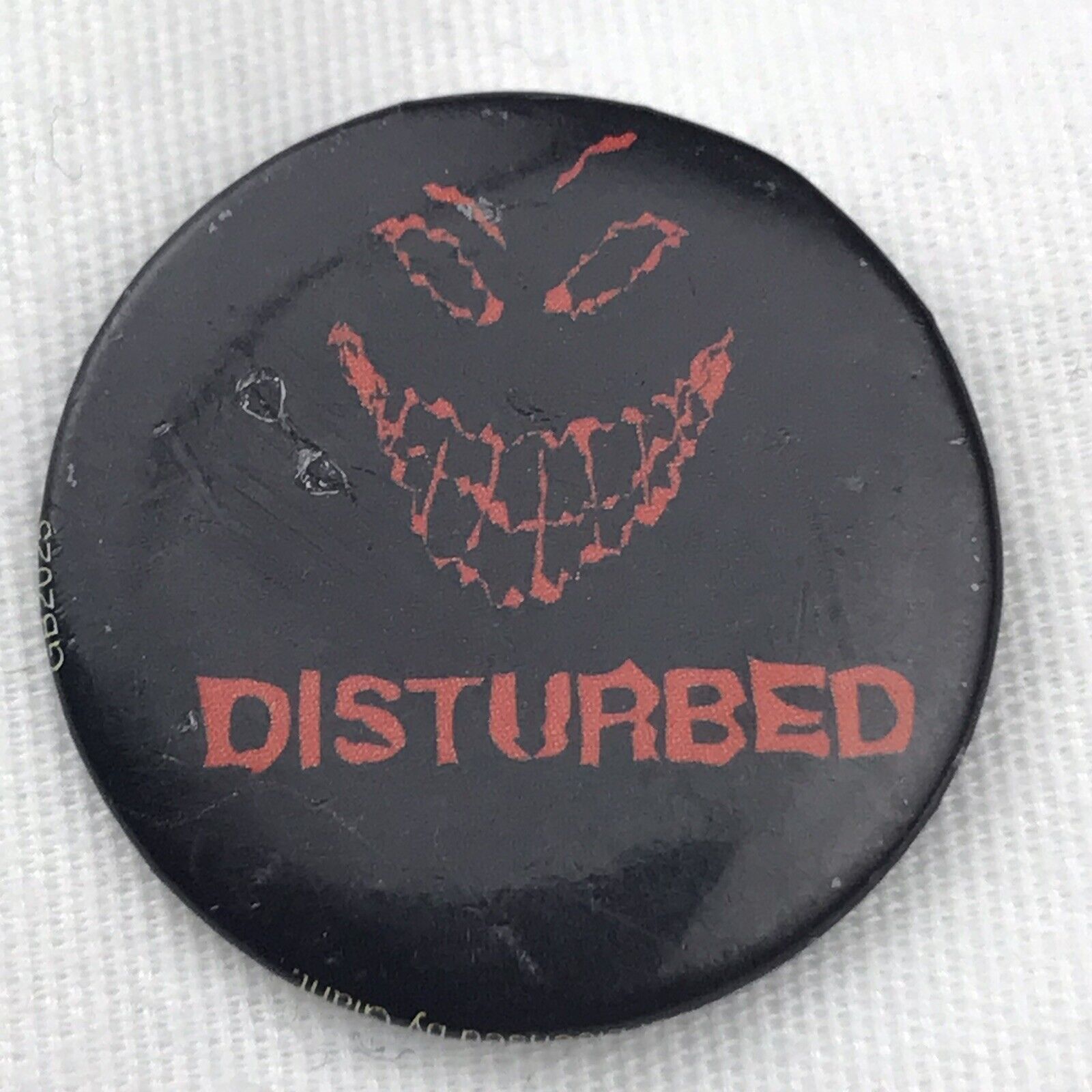 Disturbed Vintage Pin Button Small
