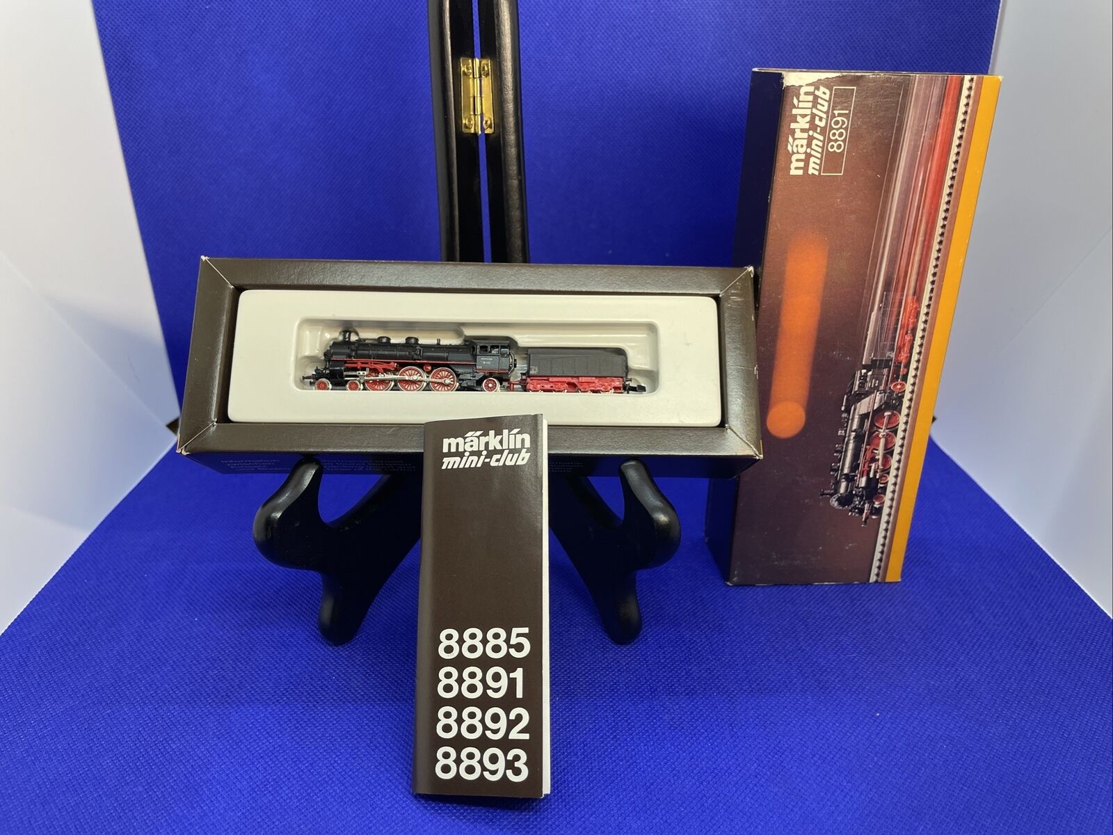 8891 Marklin Z Scale Steam  Locomotive Tender Set Original Box Instructions