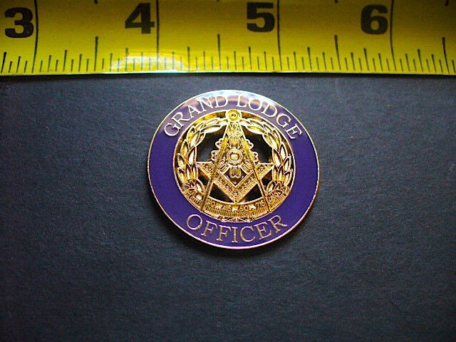 Large High Quality  Grand Lodge Officer  Lapel Pin
