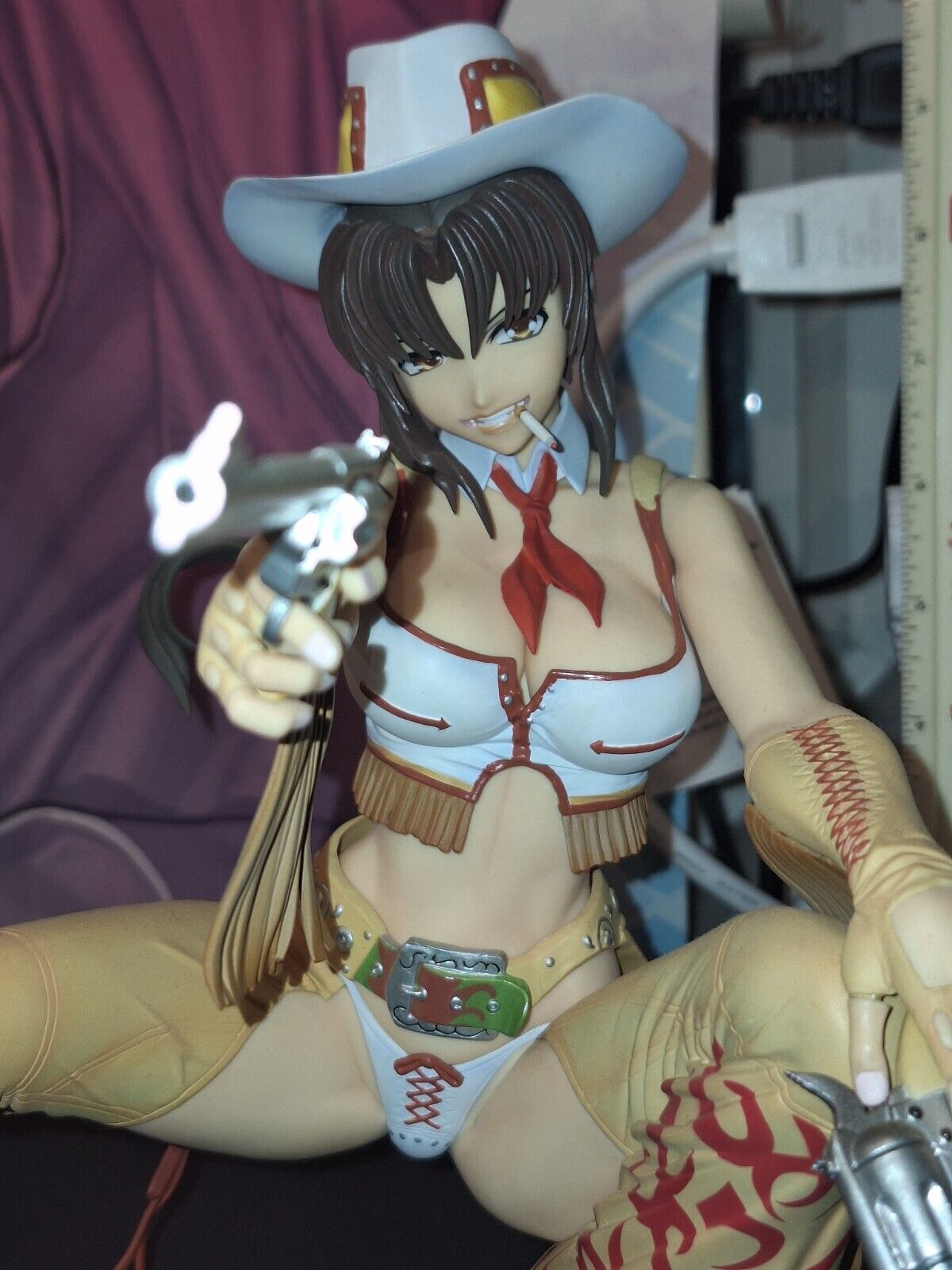BLACK LAGOON - Revy - White Cowgirl Ver.  1/4 Scale Figure A-LABEL