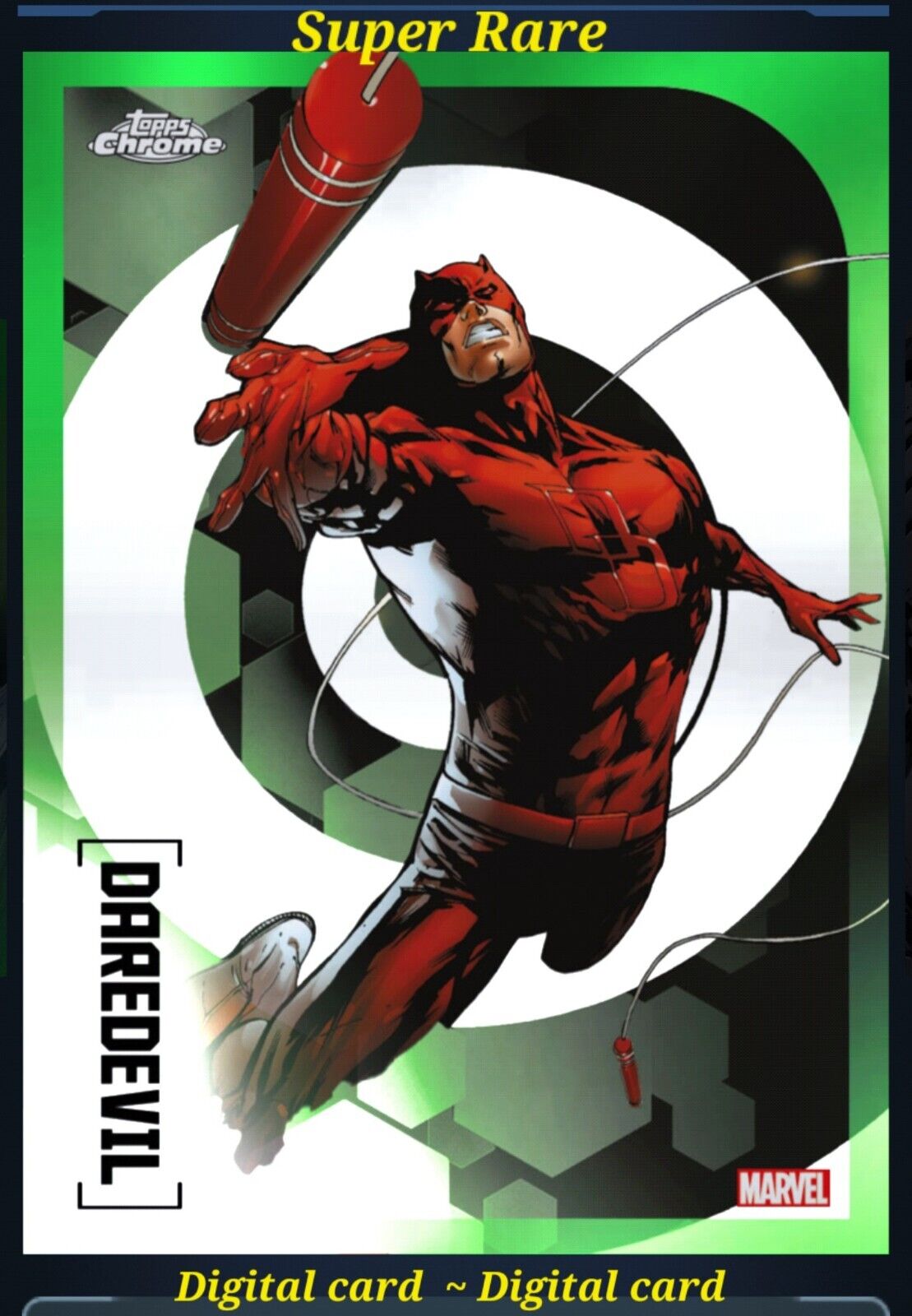 Topps Marvel Collect (Digital) ~Topps Chrome \'24 Super Rare ~ Daredevil