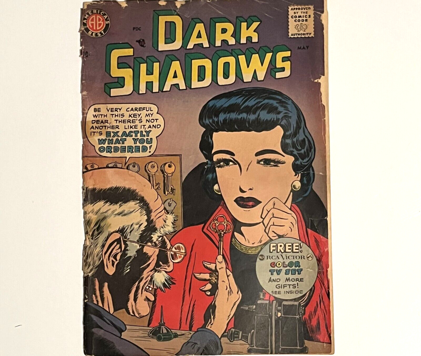 Silver Age Comics. Dark Shadows. 1958.