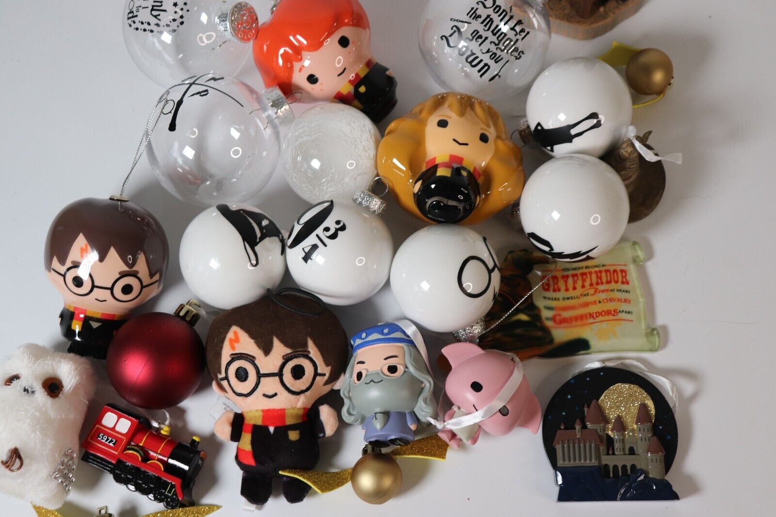 HUGE Lot Of Harry Potter Christmas Ornaments (cts)