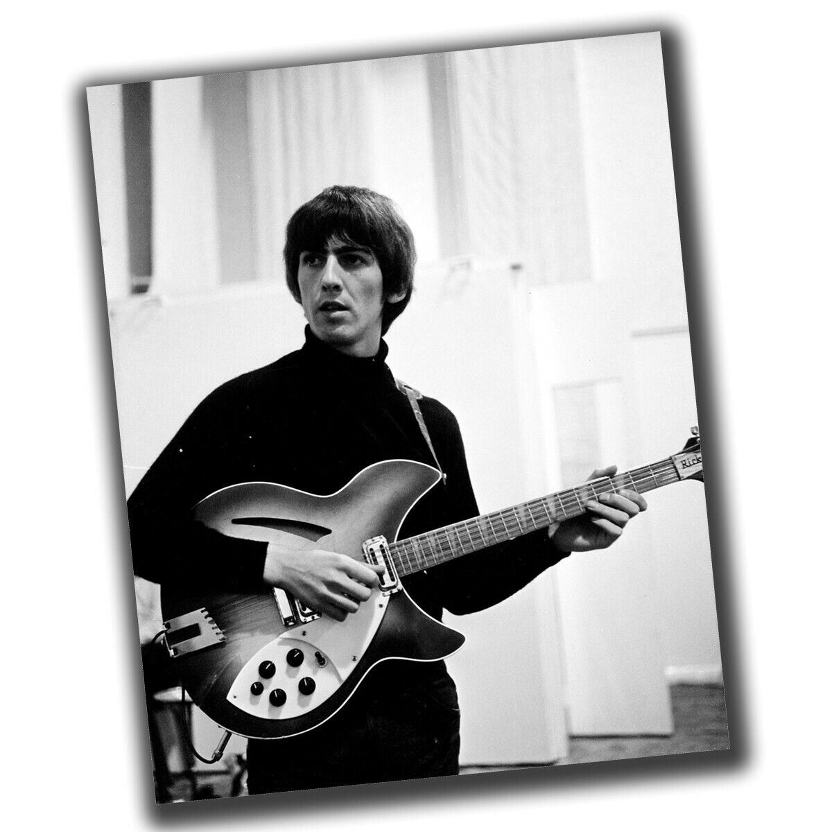 George Harrison FINE ART Vintage Rare Retro Photo Glossy Big Size 8X10in δ035