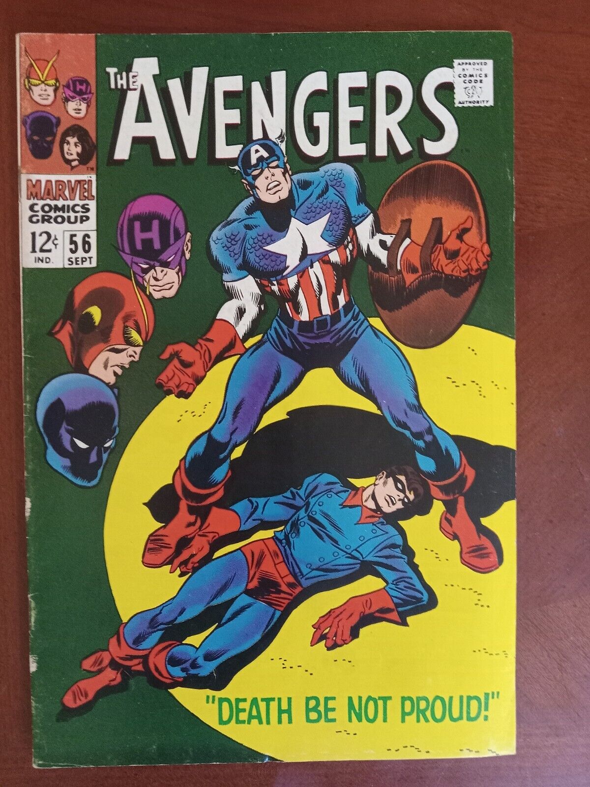 AVENGERS, #56 Death Be Not Proud9.0 VF VG