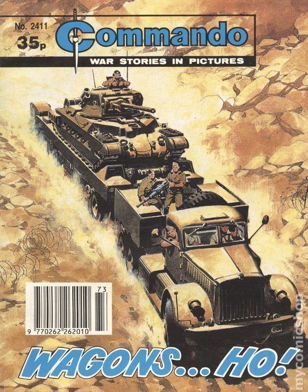 Commando War Stories in Pictures #2411 FN 6.0 1990 Stock Image