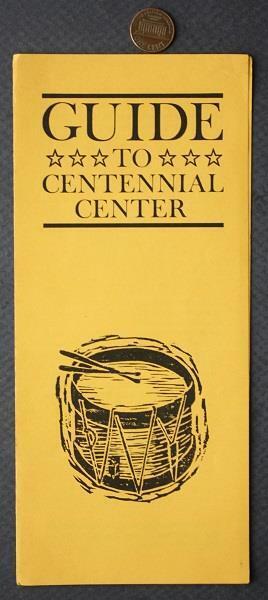 1961 1965 Civil War Centennial Center Richmond Virginia Guide Brochure VINTAGE--