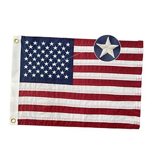 American Flag 12x18 Boat Flags Outdoor Heavy Duty in USA - 12x18 Inch