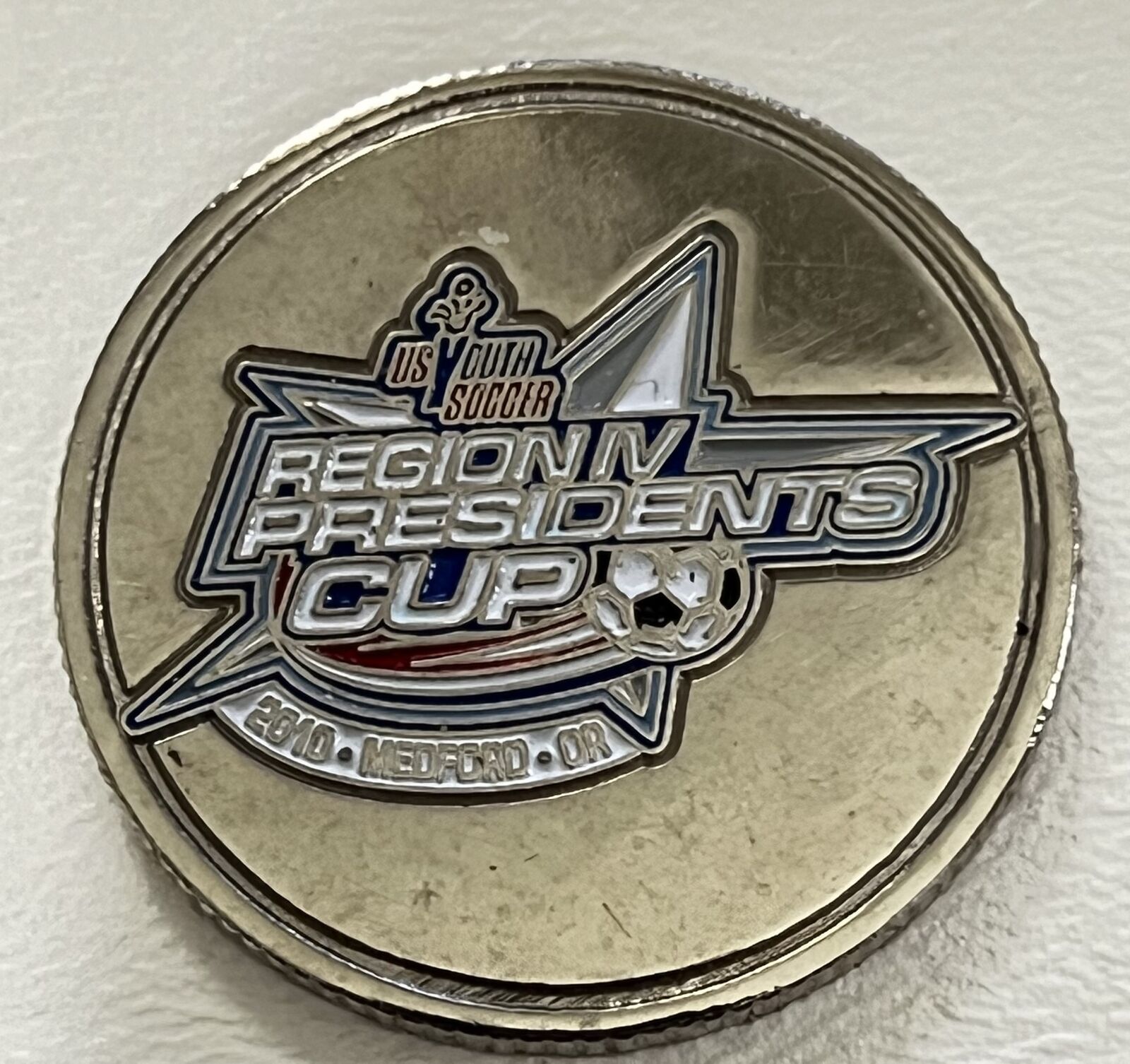 US Youth Soccer Region IV Presidents Cup Medallion
