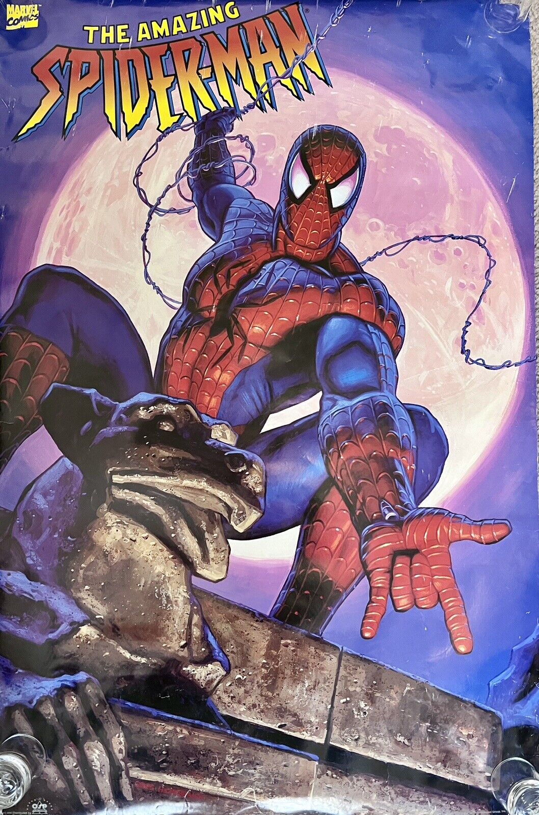 Rare Vintage 1995 Marvel Comics The Amazing Spider-Man Greg Hildebrandt Poster