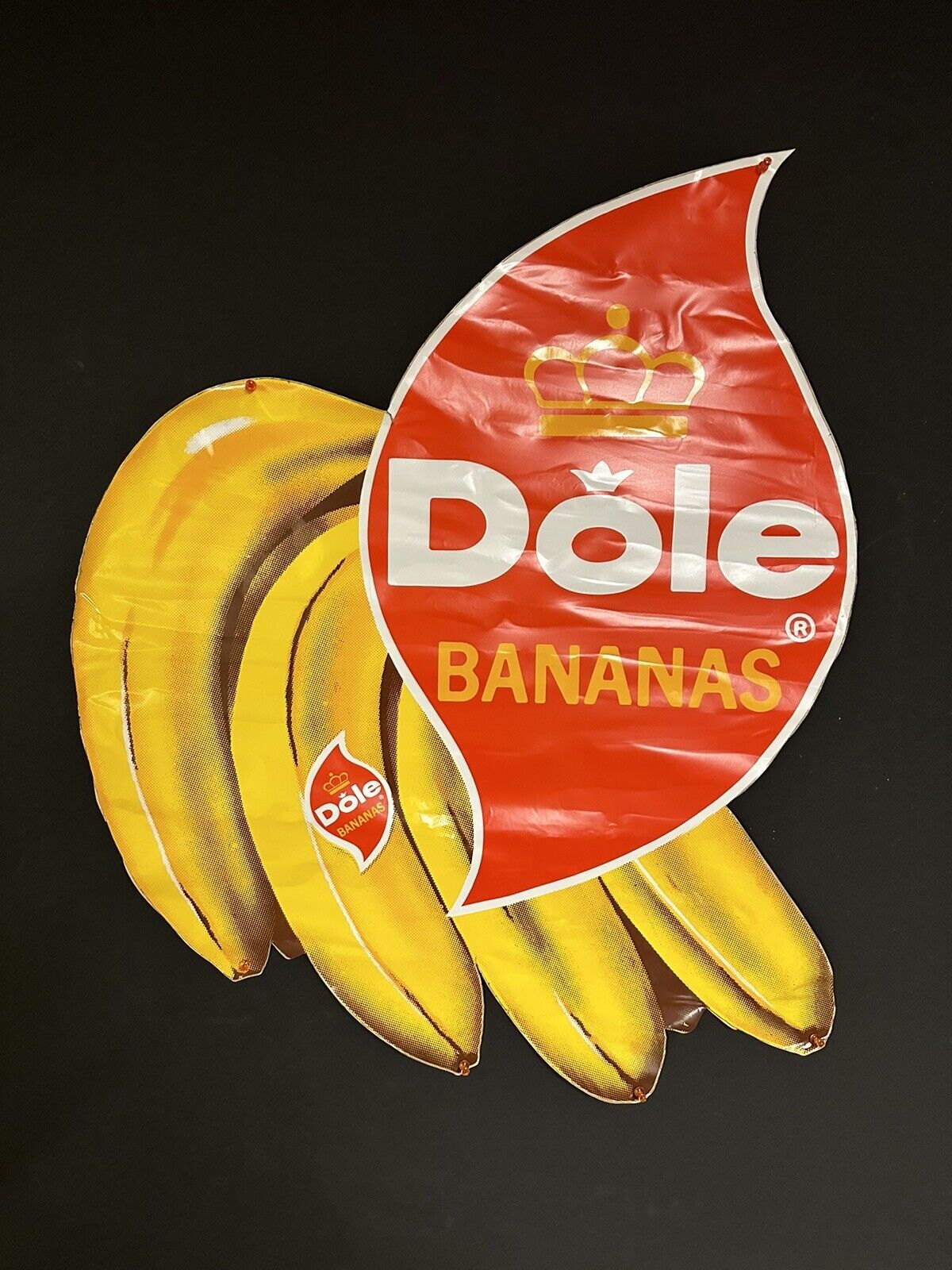 Dole Bananas Large Vintage Sticker Circa 1963 25x33 Inches ORIGINAL