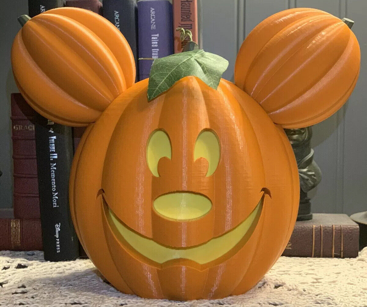 Main Street Mickey Halloween Pumpkin (Dual-sided)