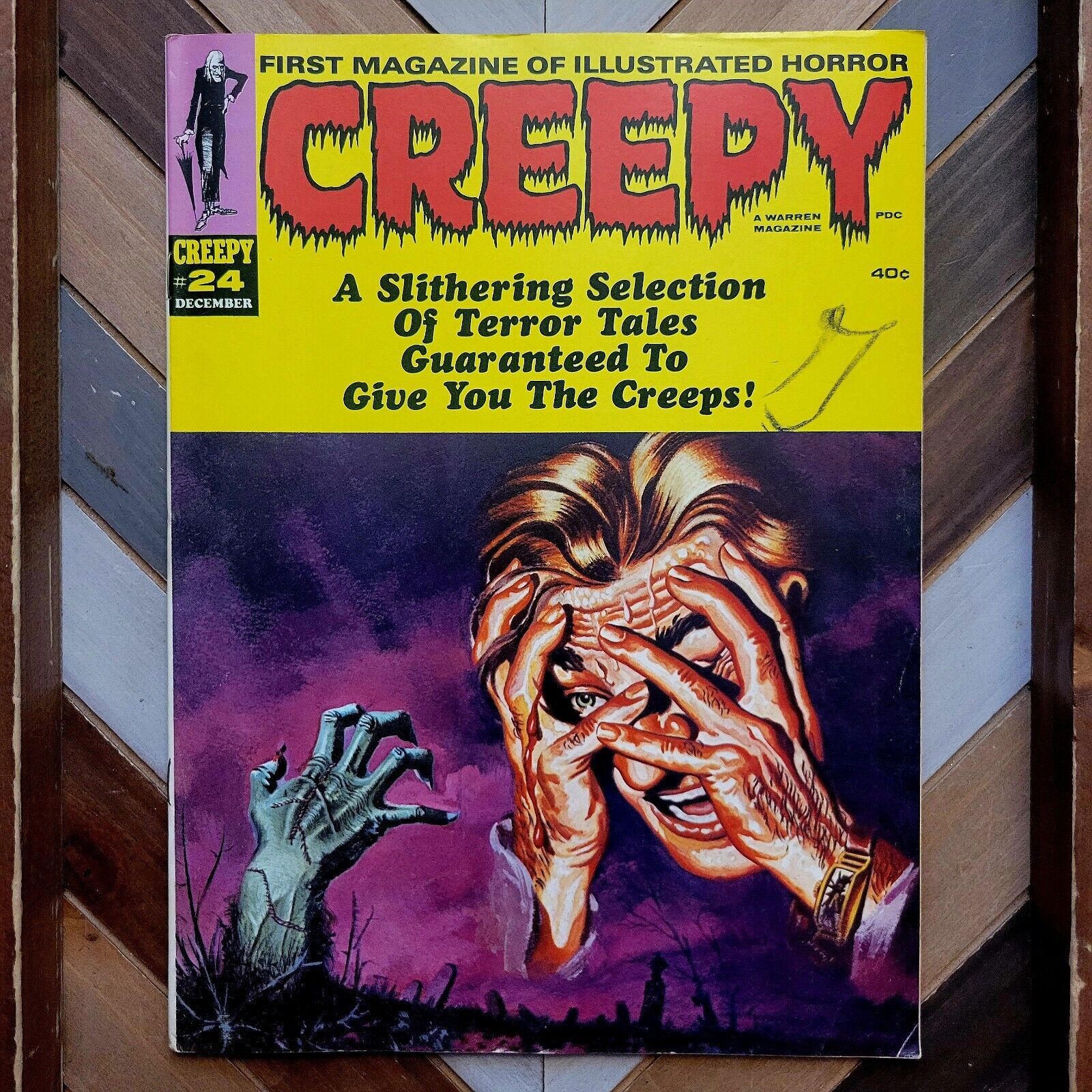 CREEPY #24 FN/VF (Warren 1968) 1st Series | DITKO, GOODWIN, More GUTENBERG Cover