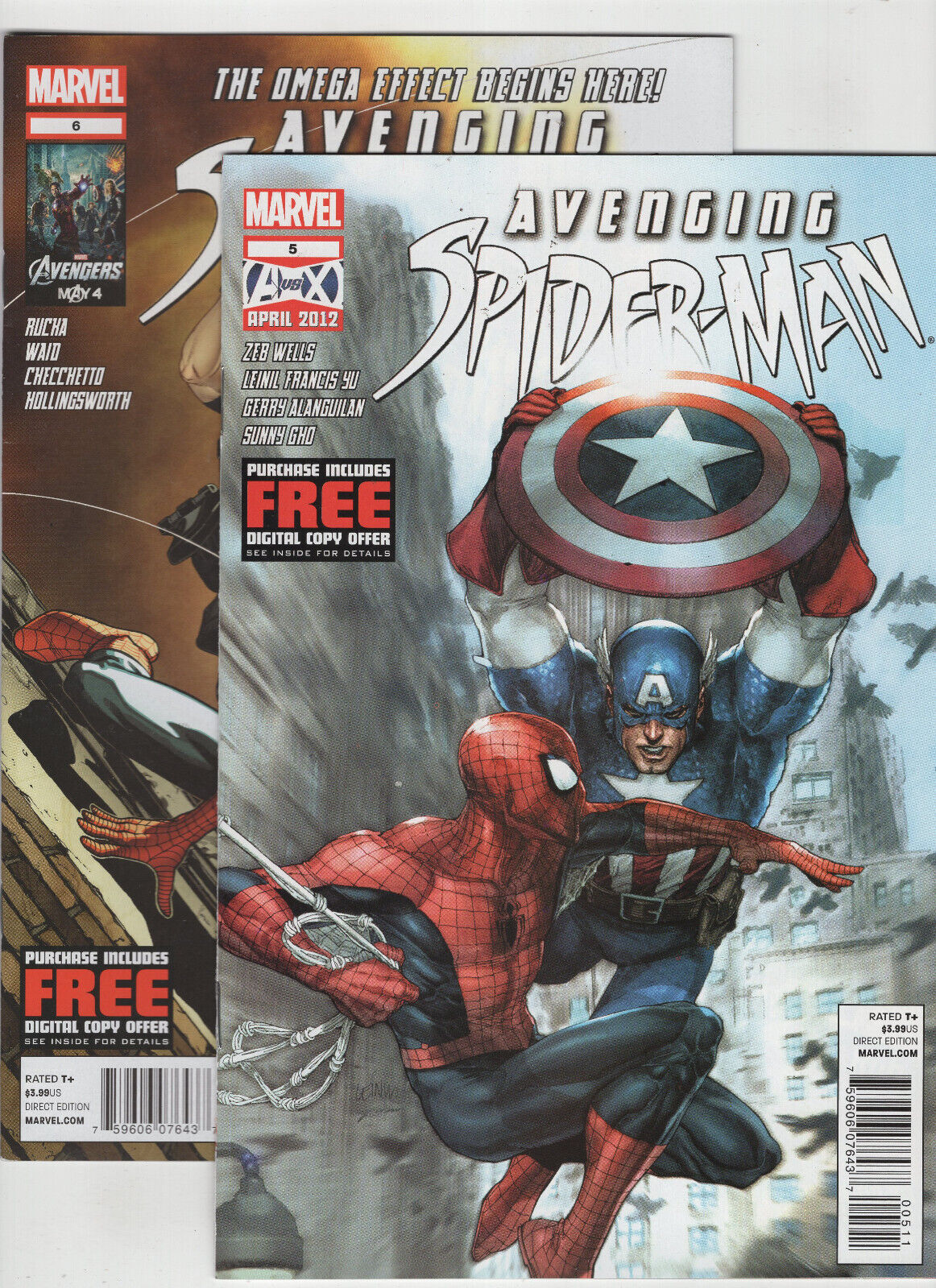 Avenging Spider-Man #5 And #6 (2012, Marvel)