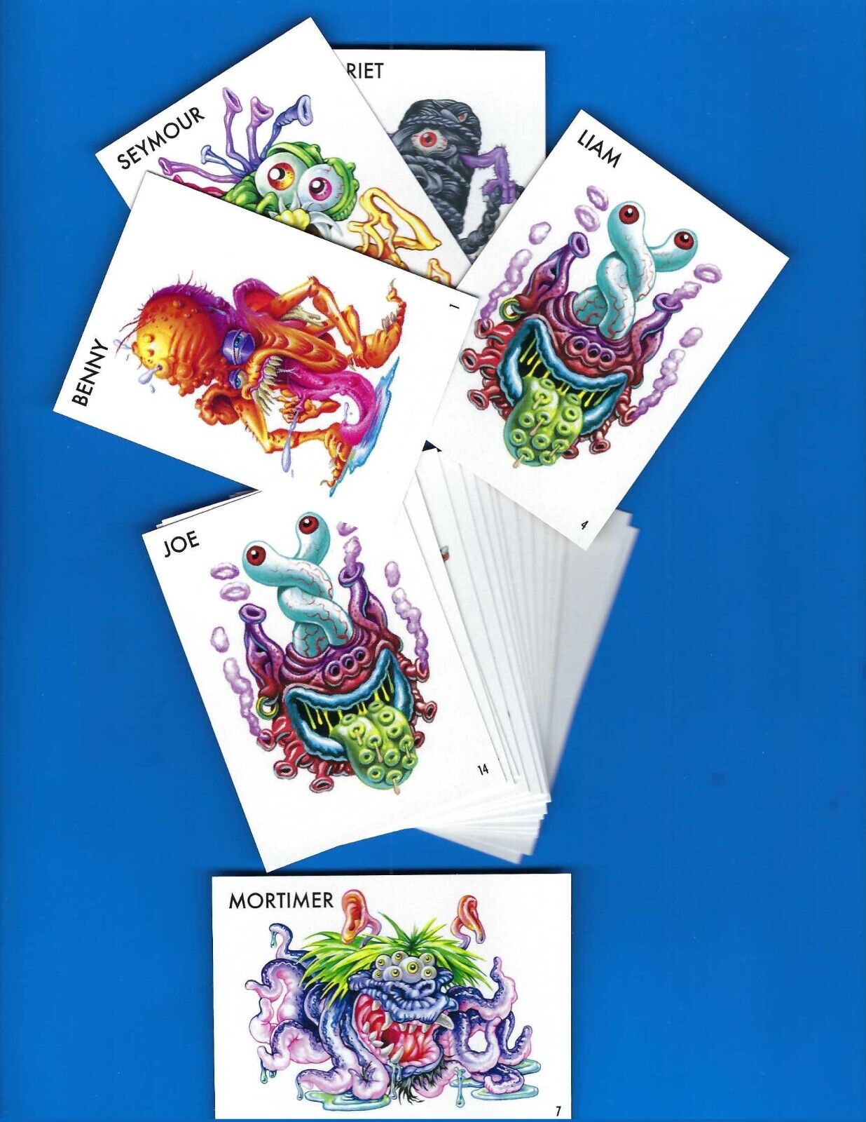 2020 Topps Ugly Stickers Complete Set 20 Cards 10a's 10b's ala Garbage Pail Kids