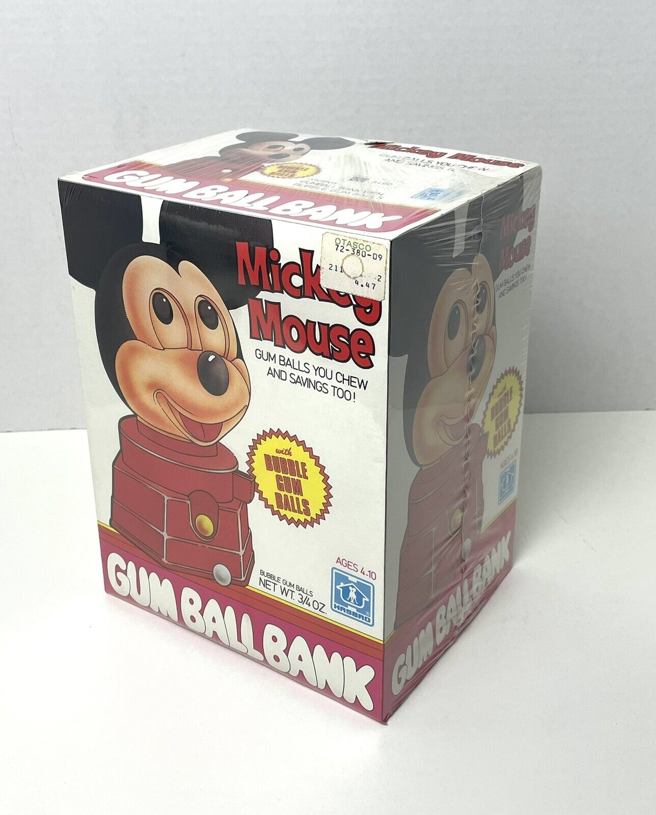 Vintage NEW SEALED Hasbro Mickey Mouse Gumball Bank Disney - NEW OLD STOCK