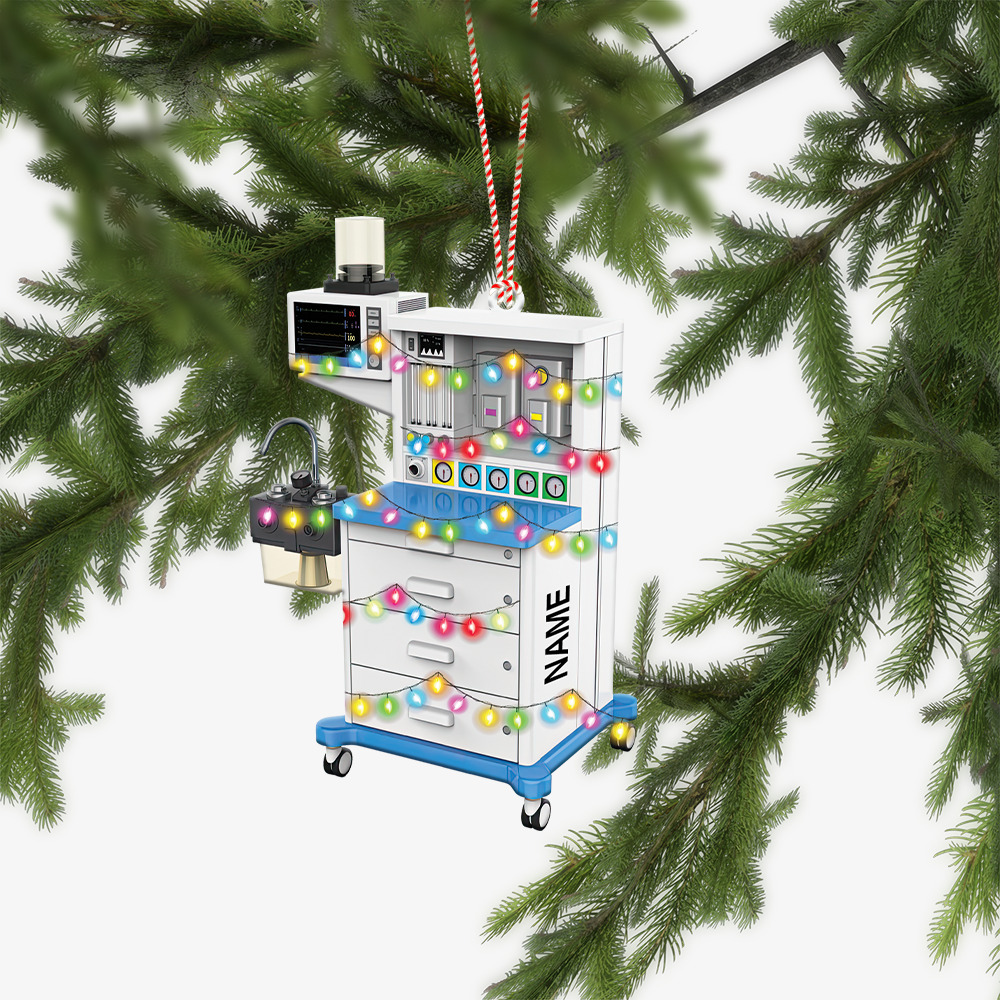 Anesthesia Machine Christmas Ornament,  tree hanging Xmas Ornament decor