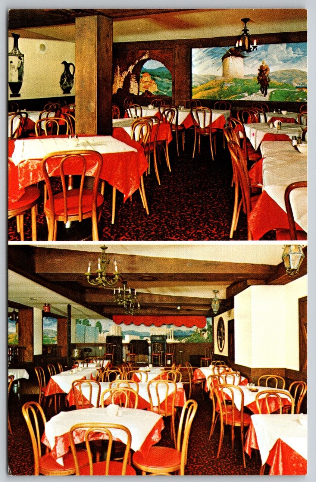 Astor Restaurant - Dining Rooms - Interior View - Washington DC - Postcard 8371