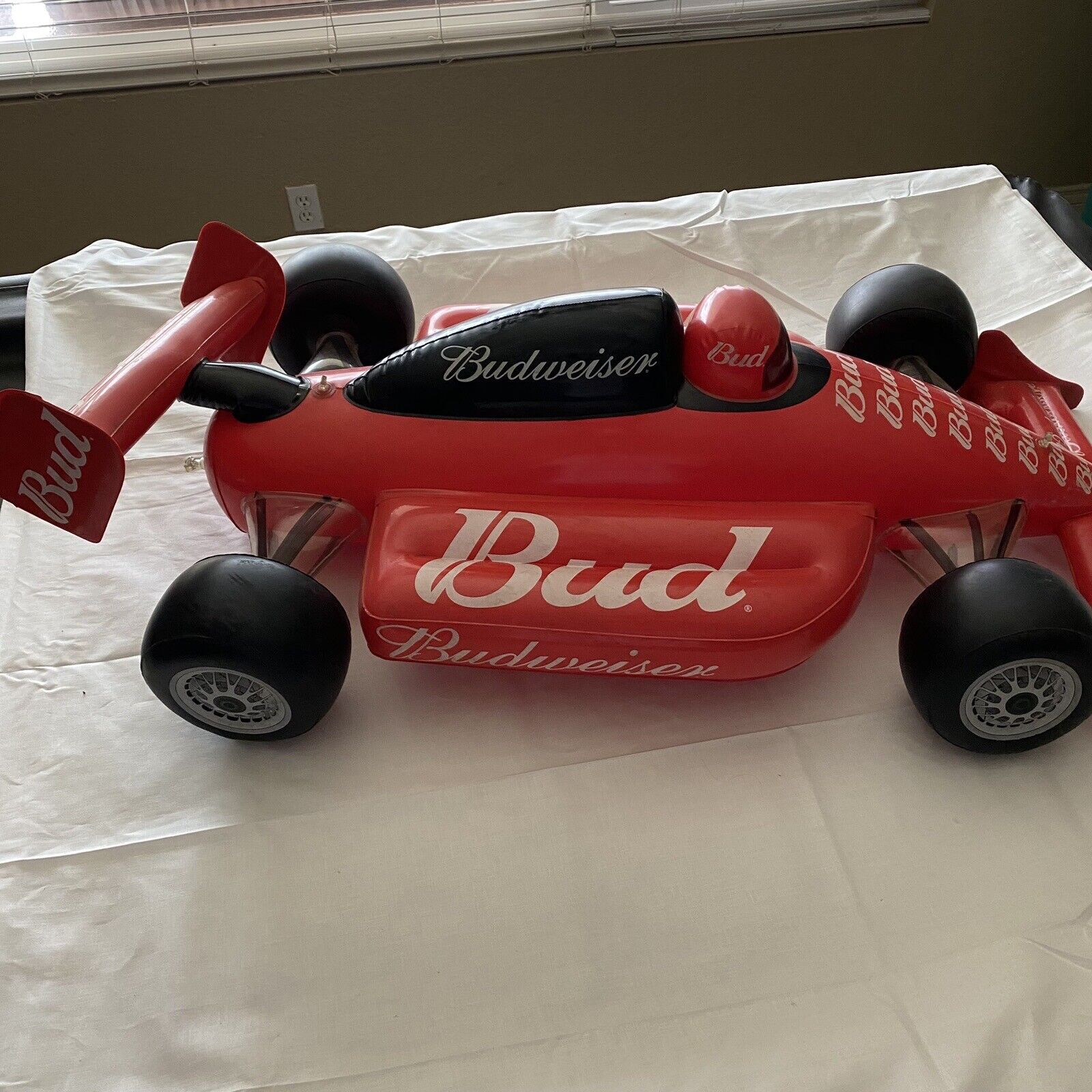 Anheuser Busch Budweiser Beer Blow-Up Indy Race Car 2001 42 Inches Long