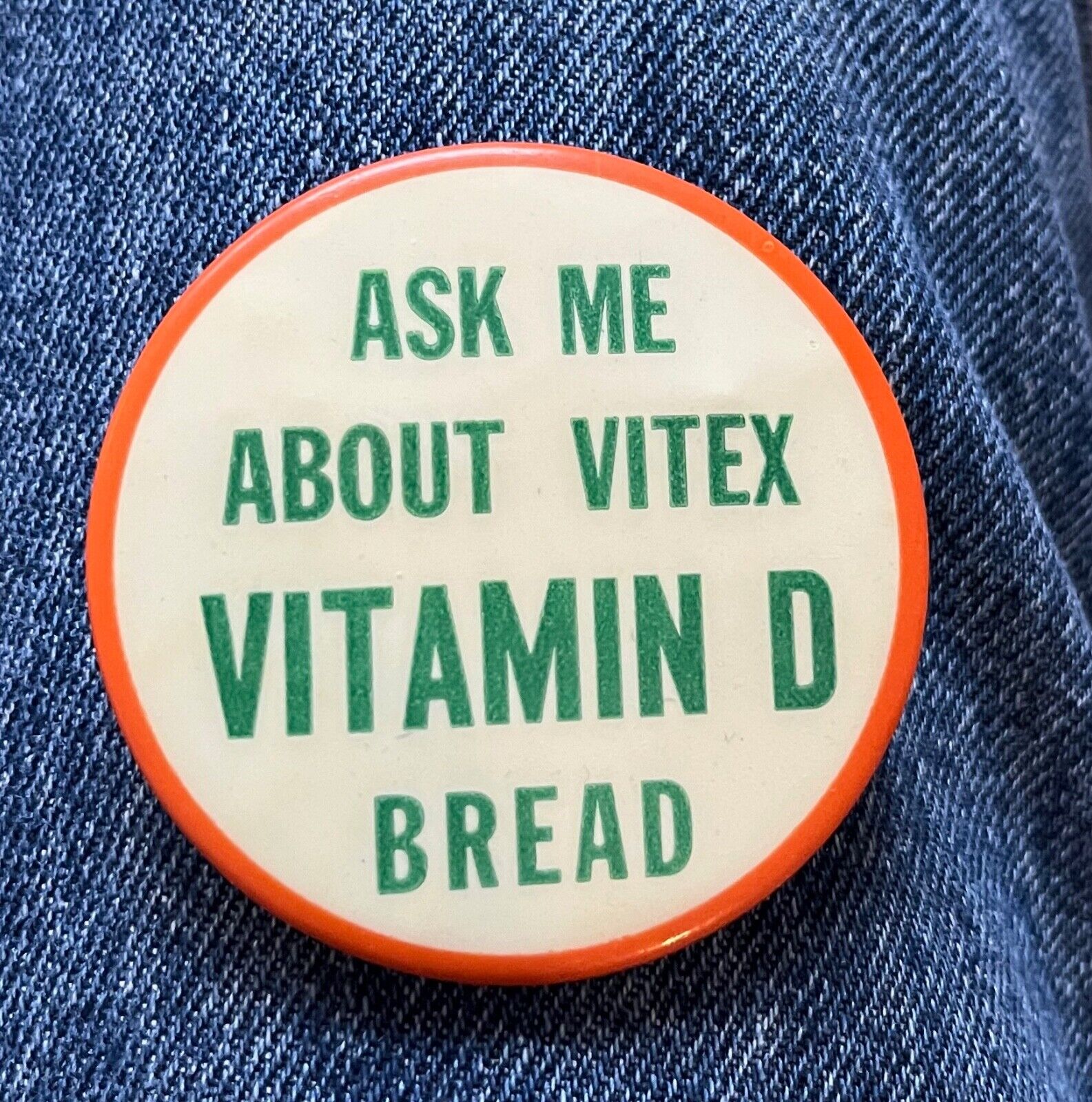 1940\'s/50\'s Ask Me About Vitex Vitamin D Bread 2 1/4\